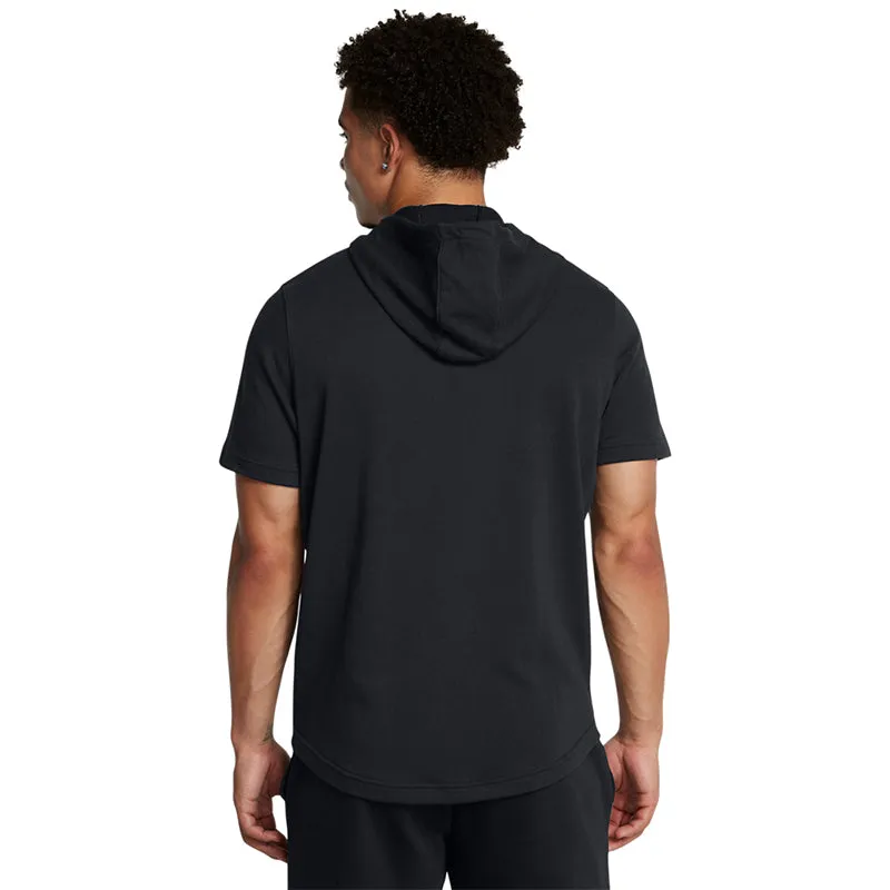 UA Men Project Rock Terry Short Sleeve Hoodie | 1387447