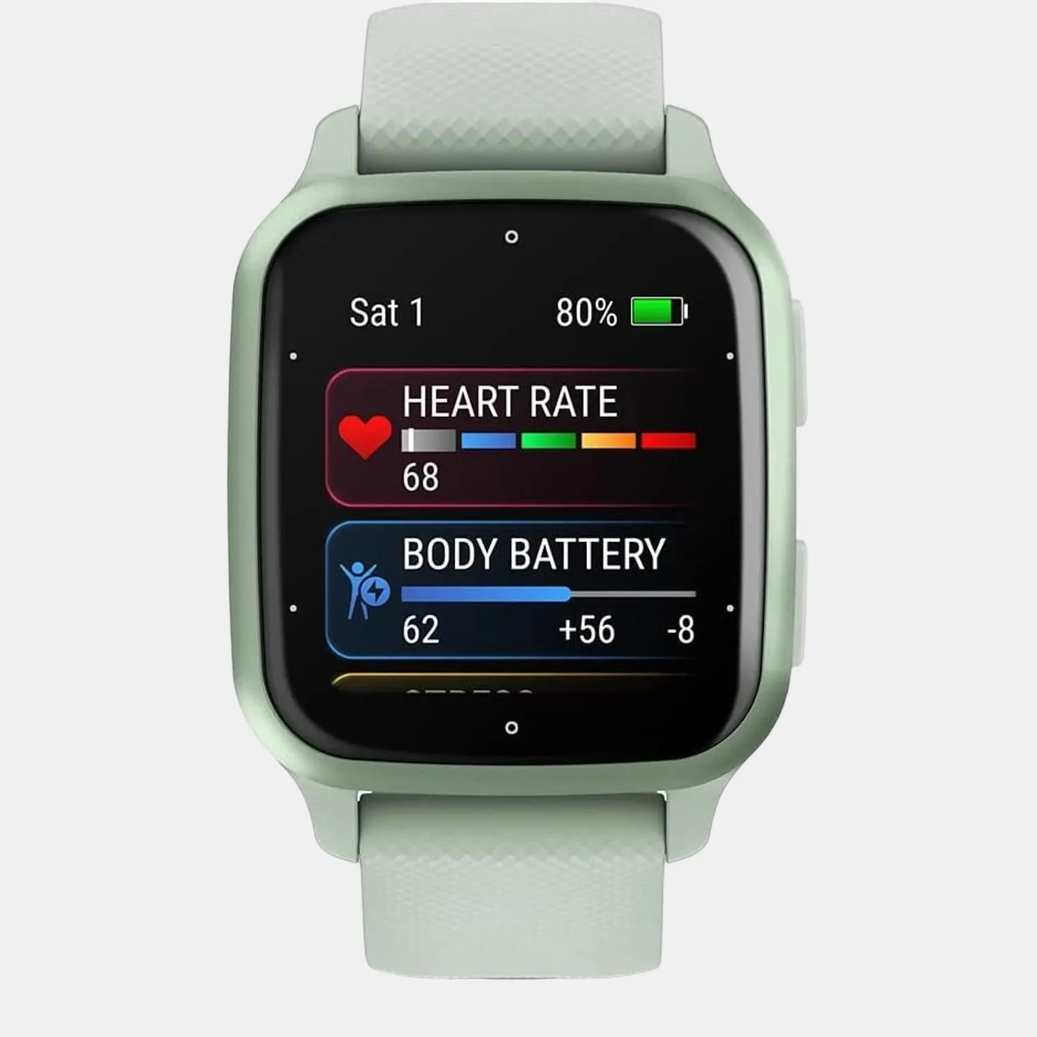 Unisex Amoled Smart Watch VENU SQ 2 COOL MINT METALLIC MINT 010-02701-82