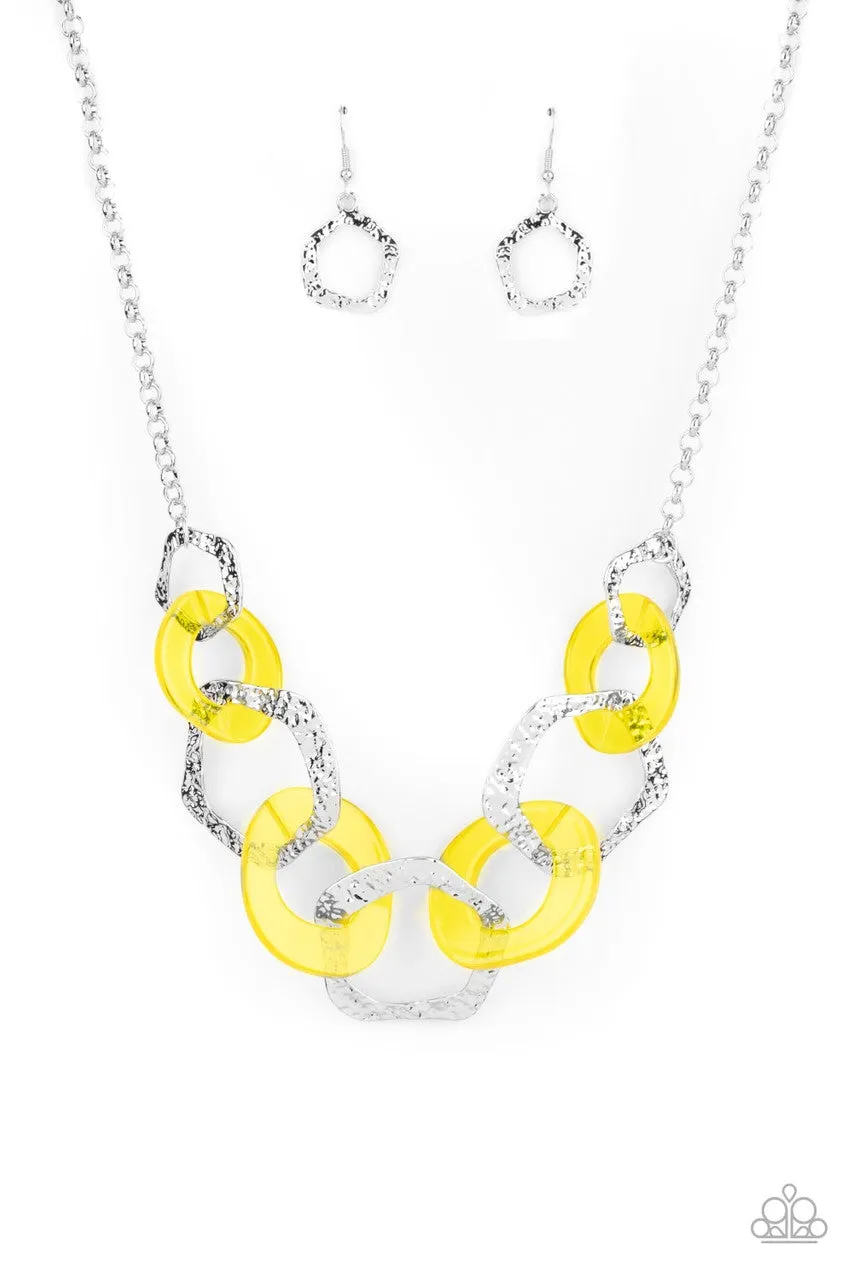 Urban Circus Yellow Paparazzi Necklace