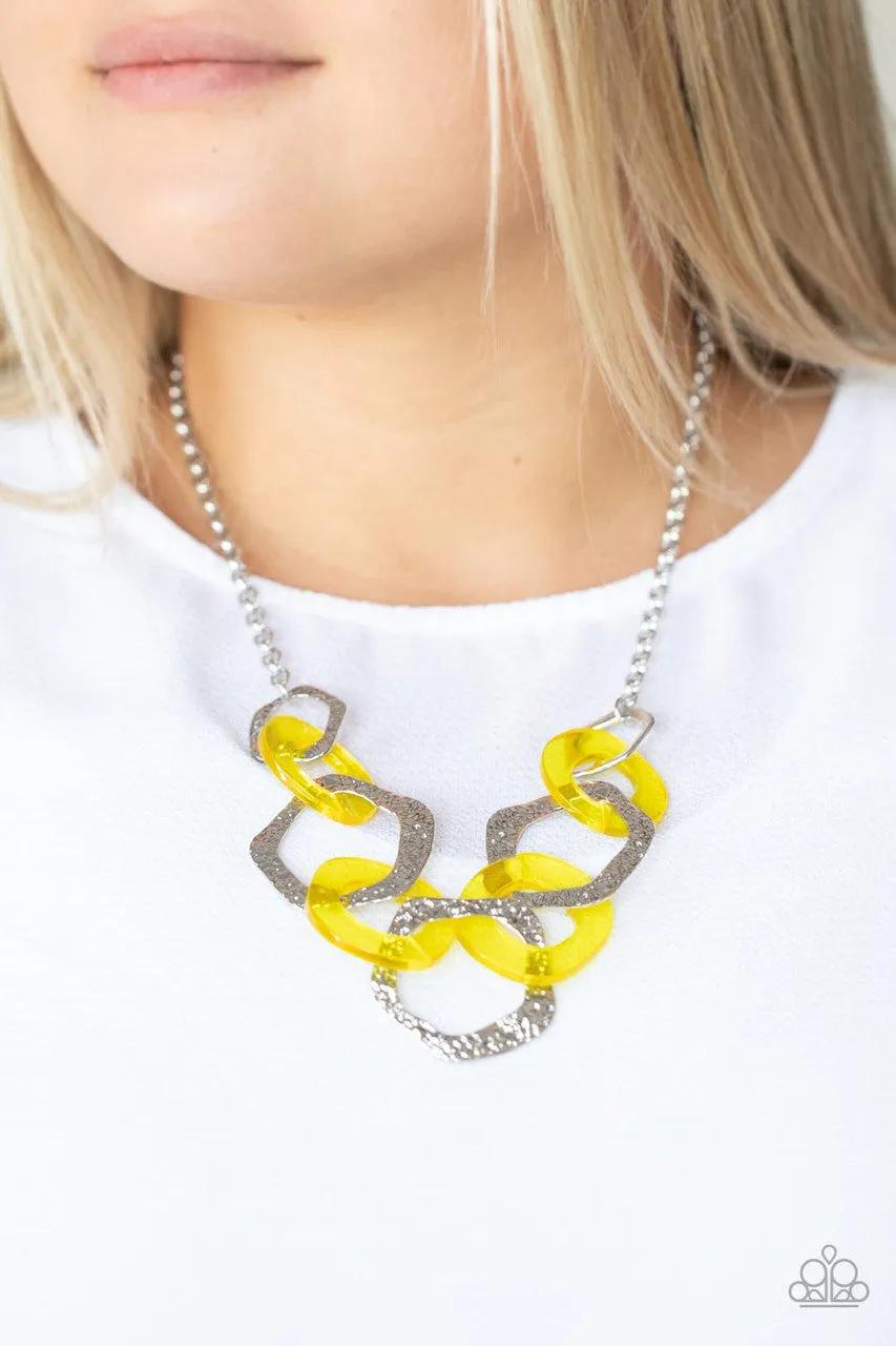Urban Circus Yellow Paparazzi Necklace