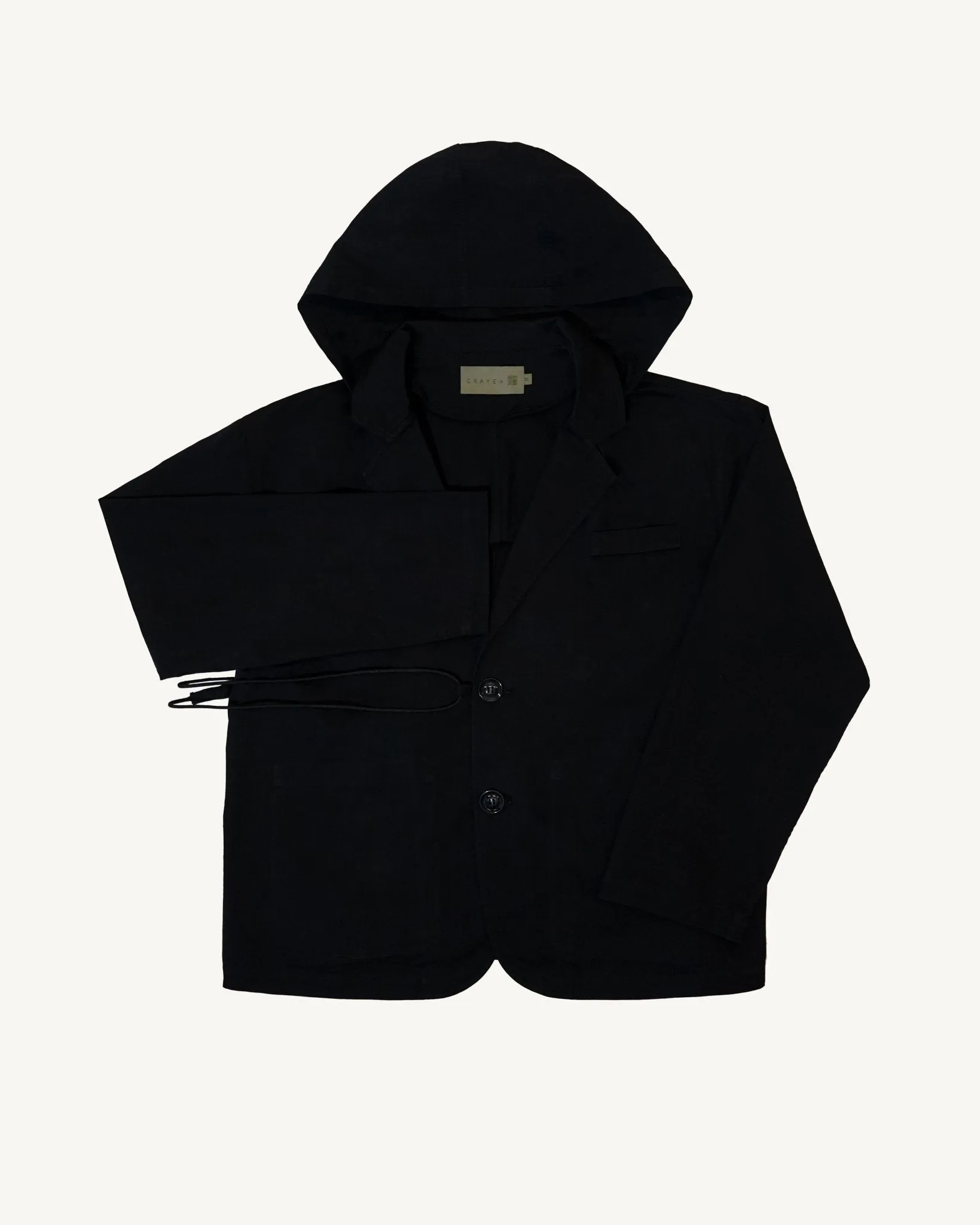 Utility Blazer with Hood