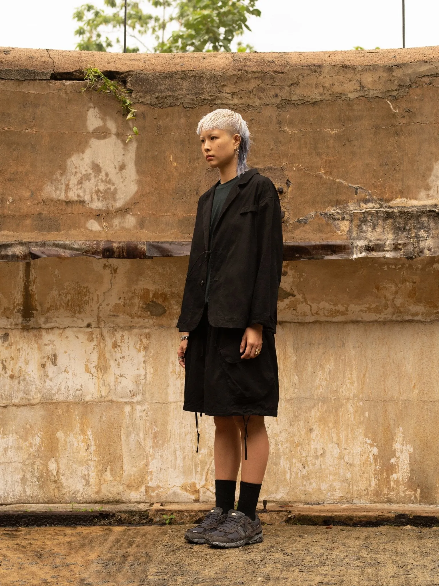 Utility Blazer with Hood