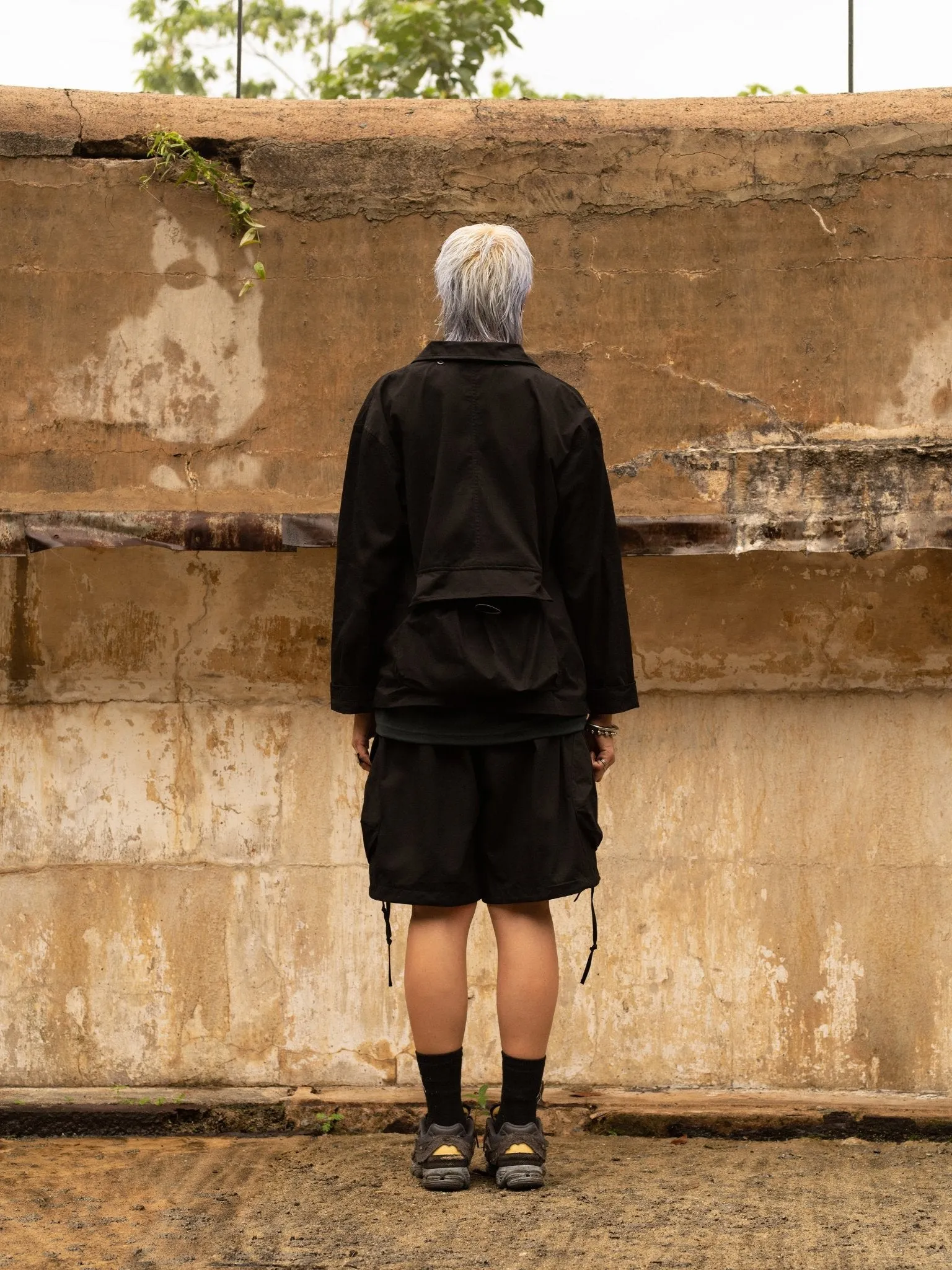 Utility Blazer with Hood