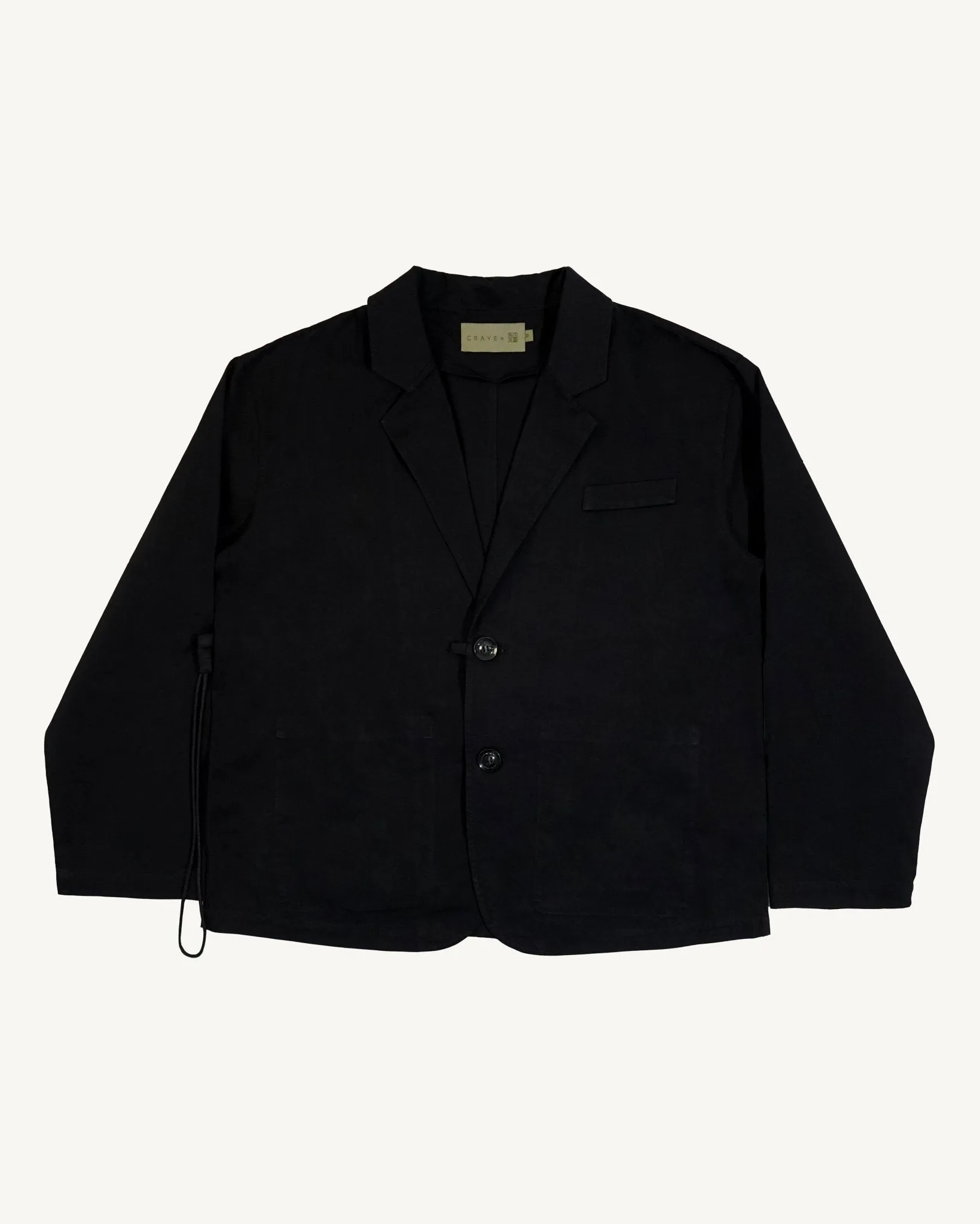Utility Blazer with Hood