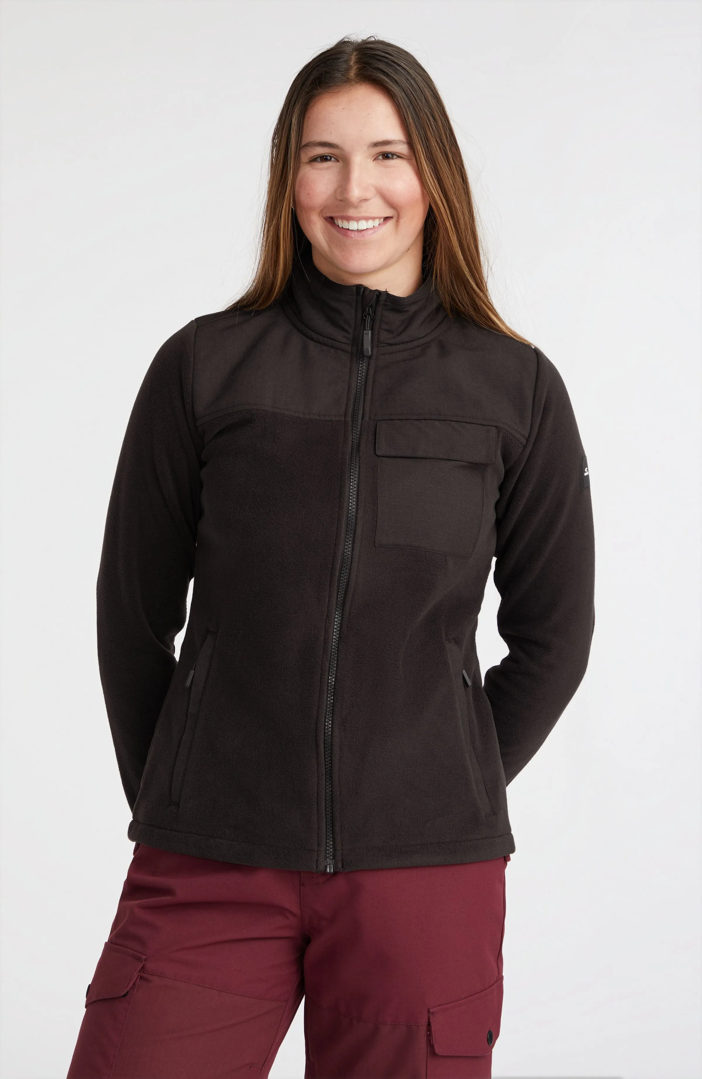 Utility Fleecejacke | Black Out