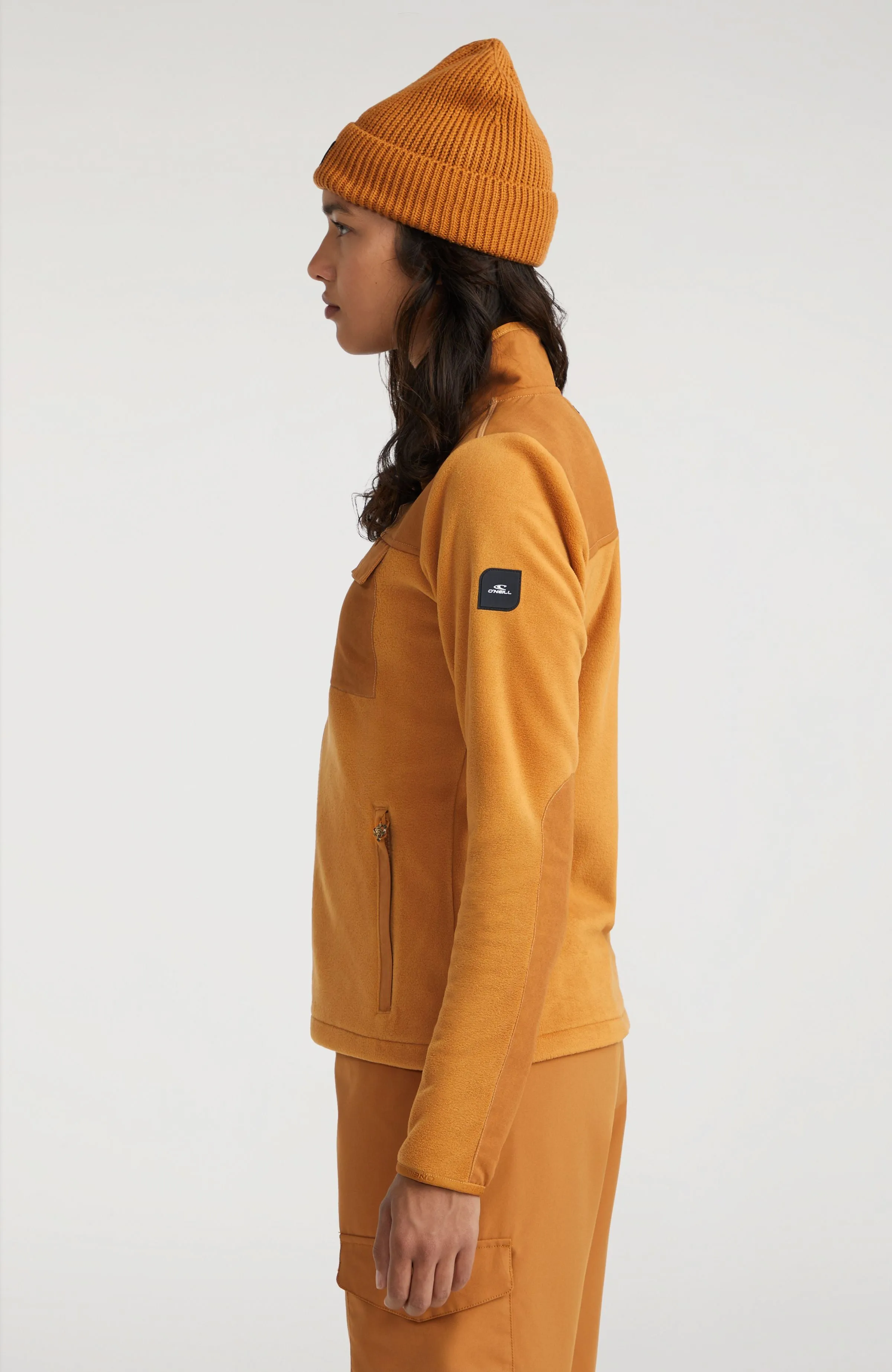 Utility Fleecejacke | Rich Caramel