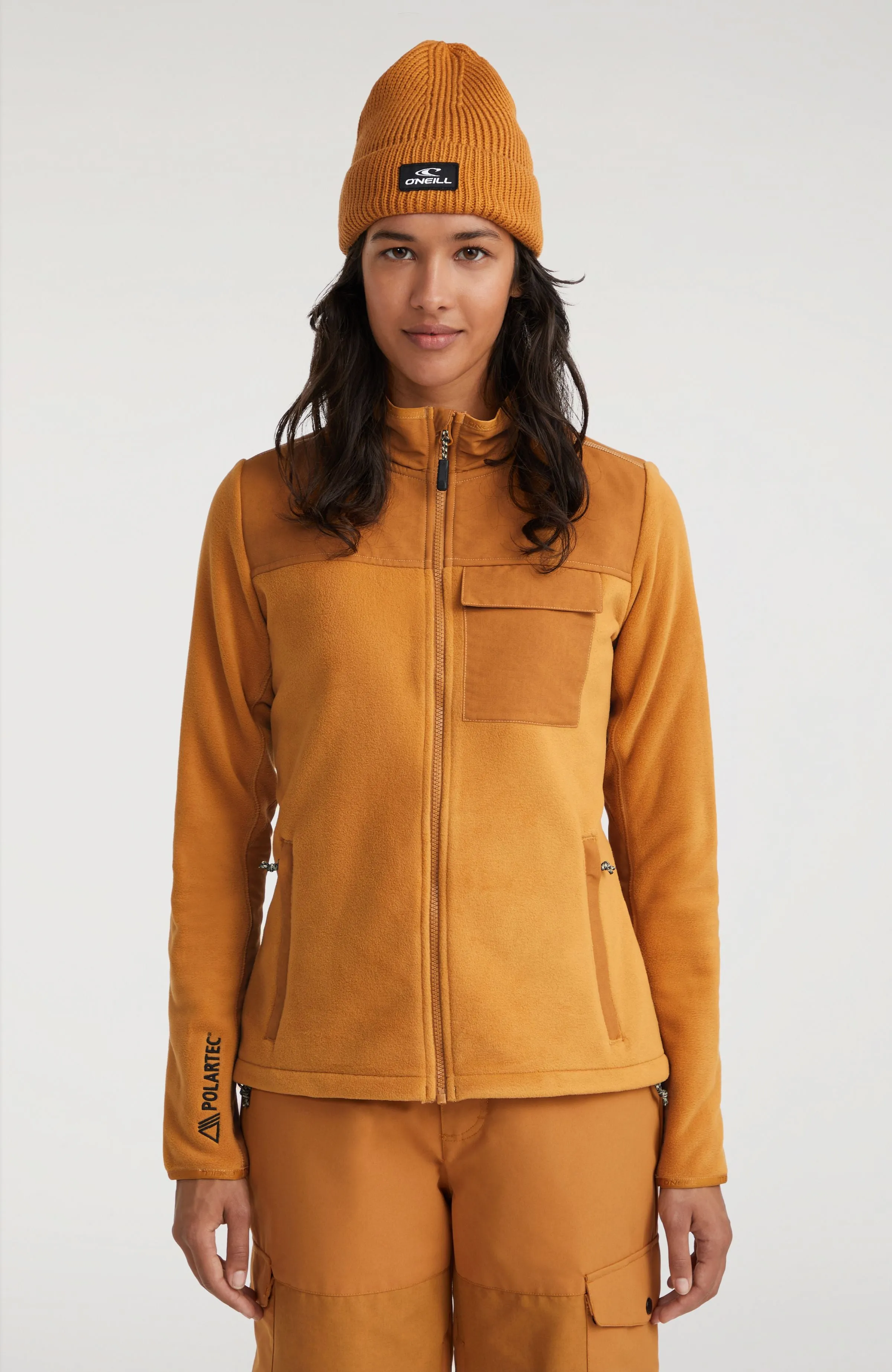 Utility Fleecejacke | Rich Caramel