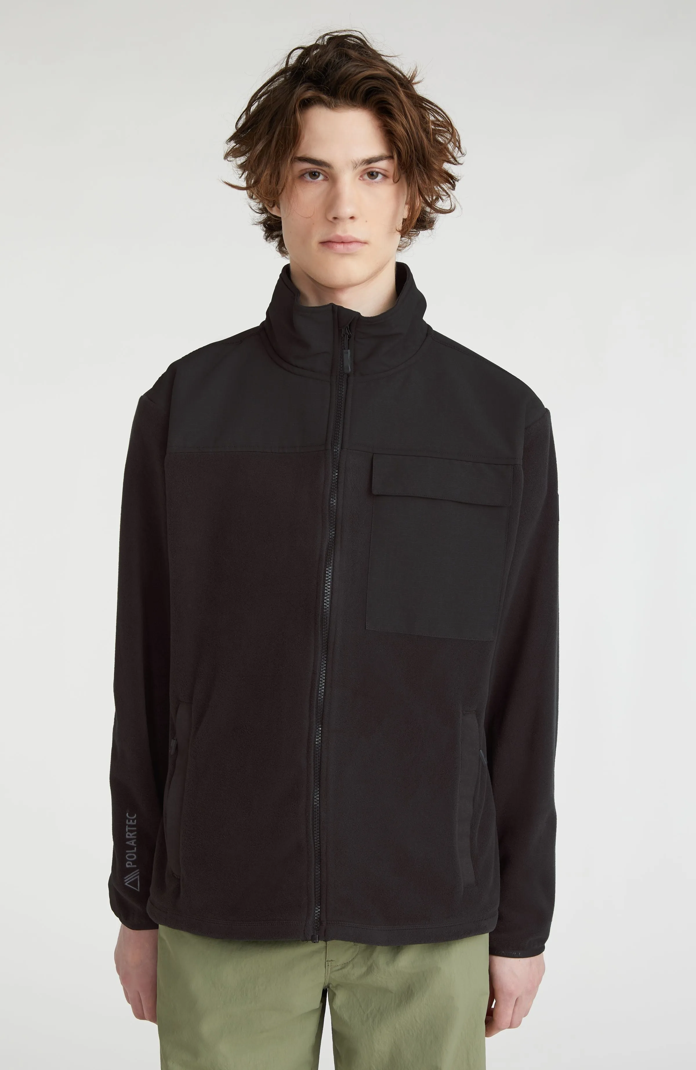 Utility Heavy Fleecejacke | Black Out