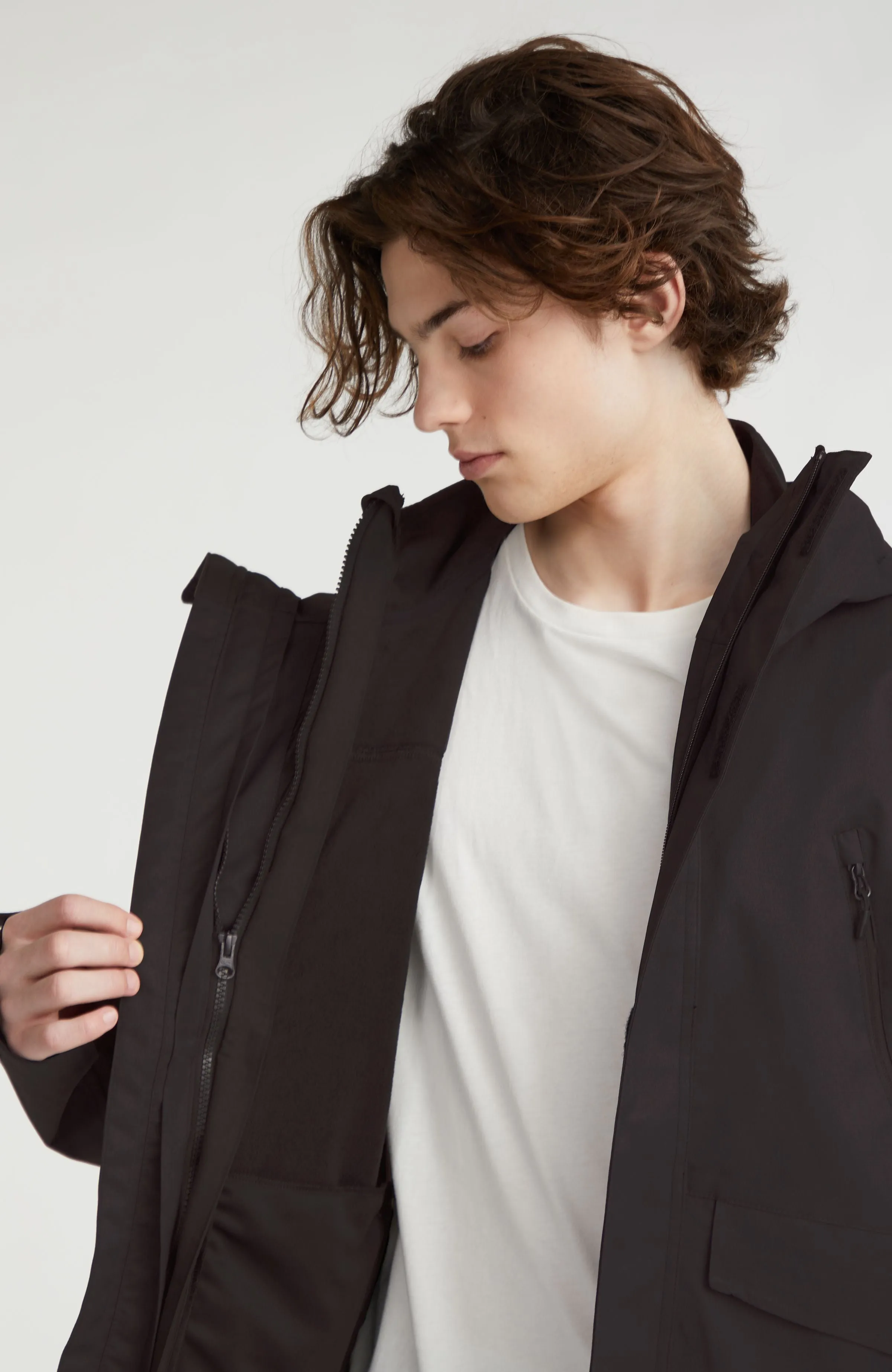 Utility Heavy Fleecejacke | Black Out