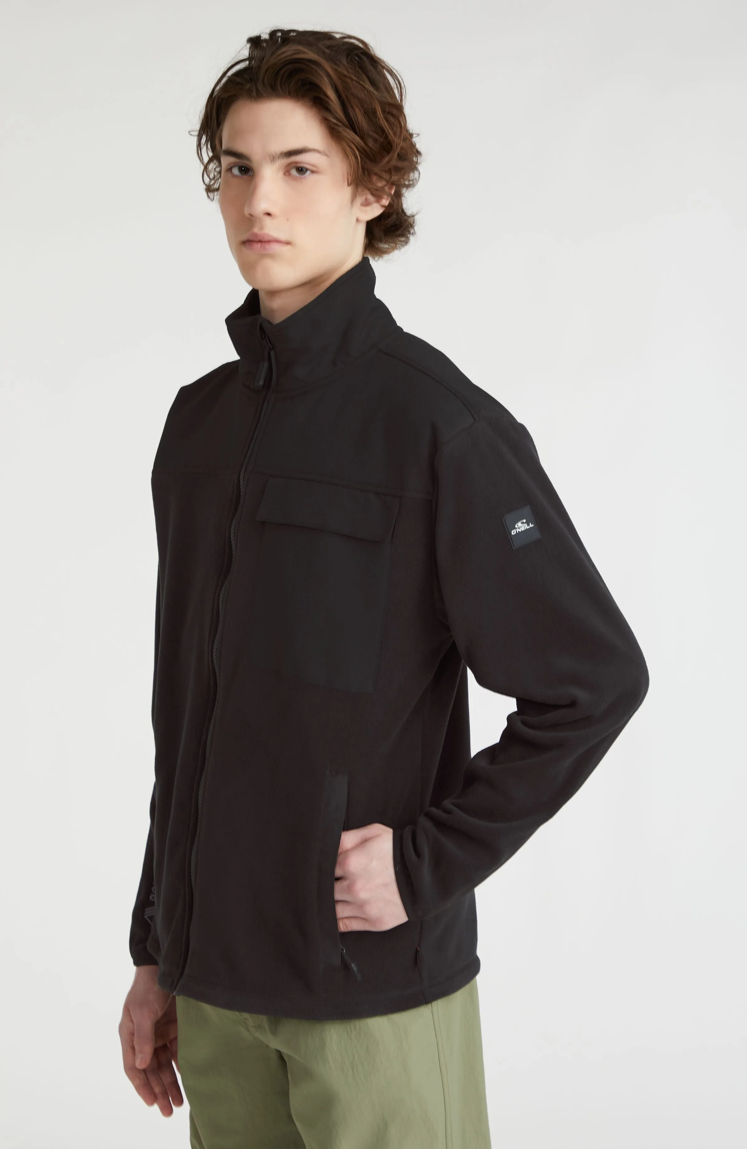 Utility Heavy Fleecejacke | Black Out