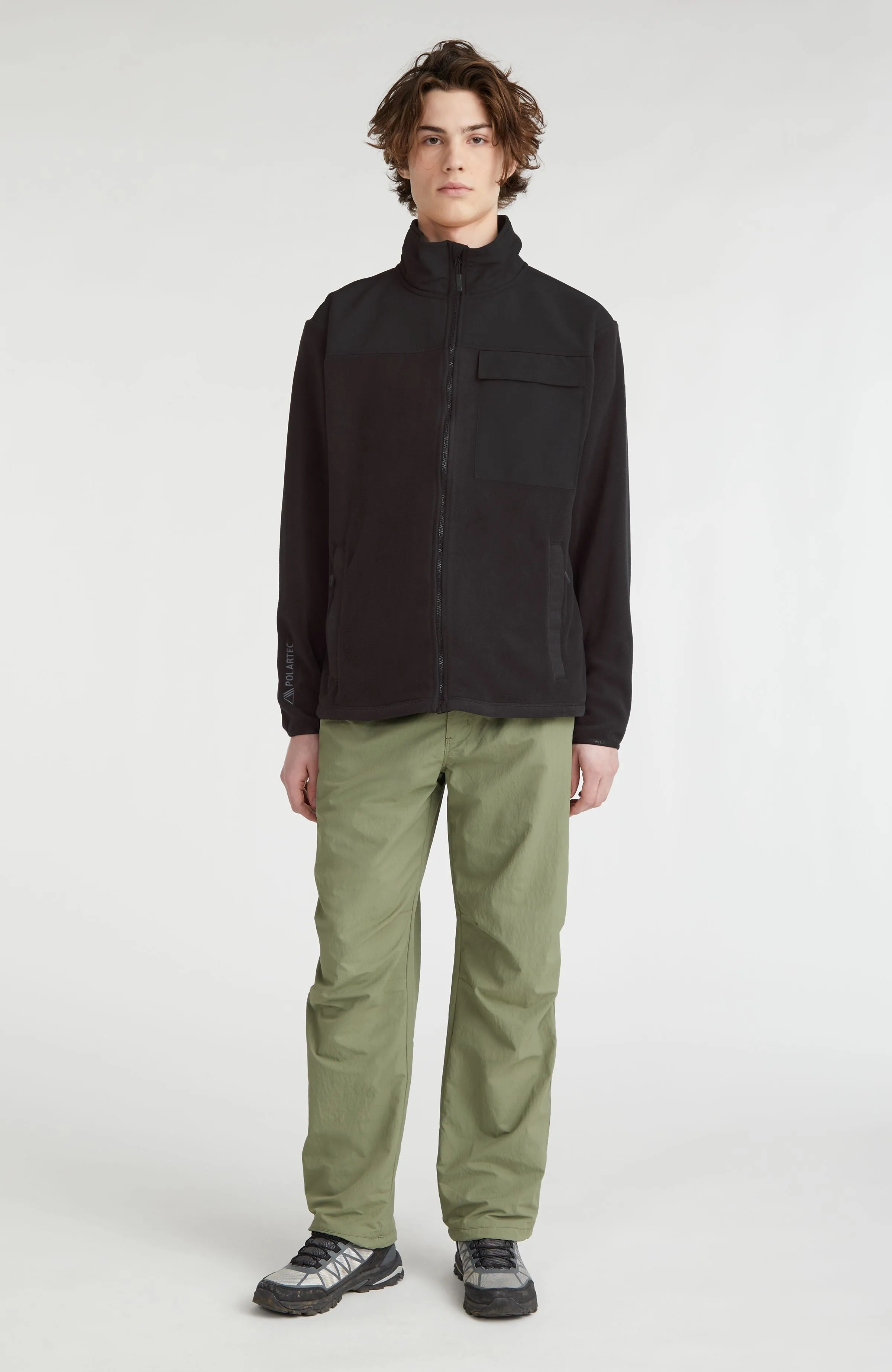 Utility Heavy Fleecejacke | Black Out