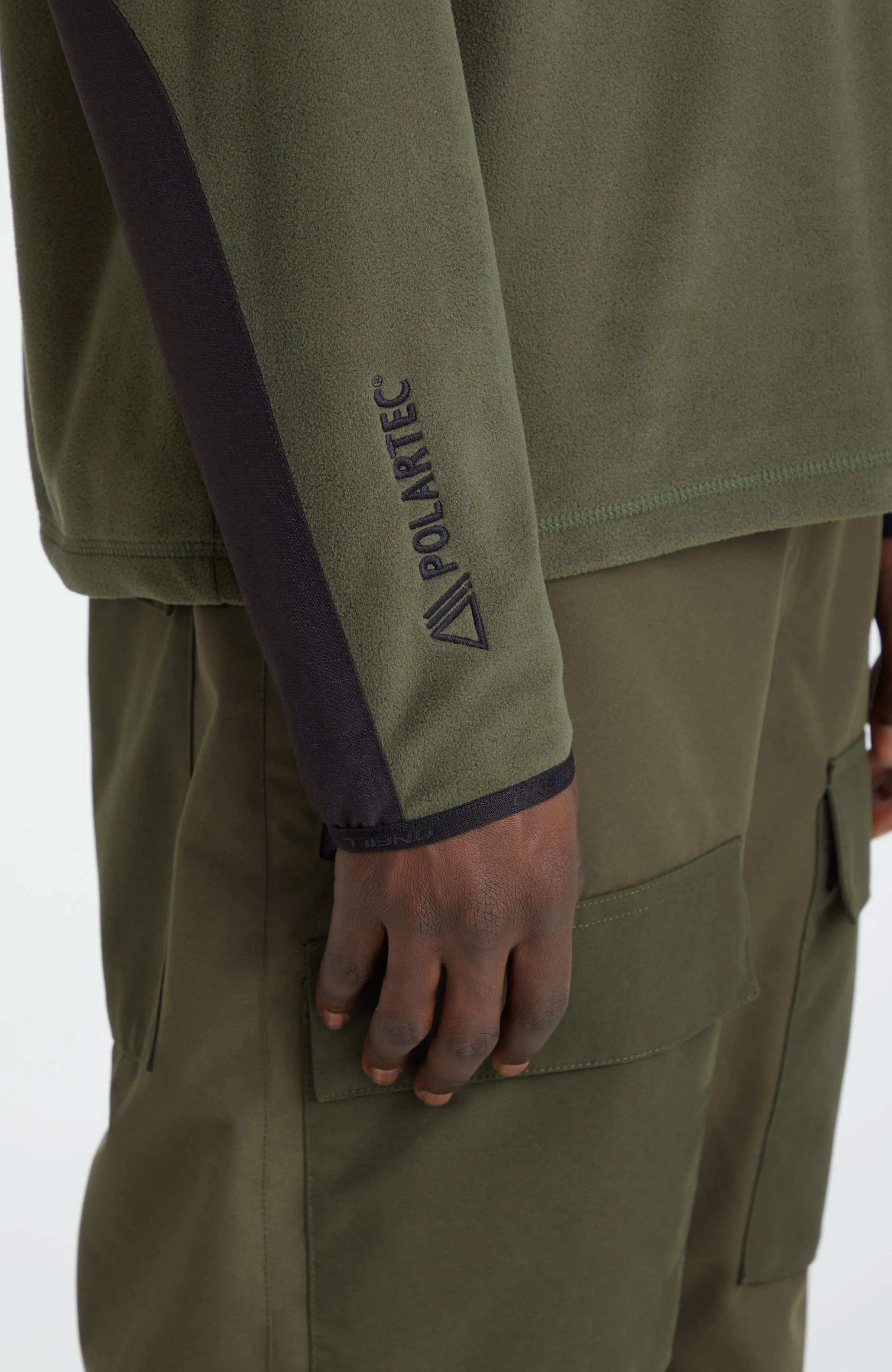 Utility Heavy Fleecejacke | Forest Night Colour Block
