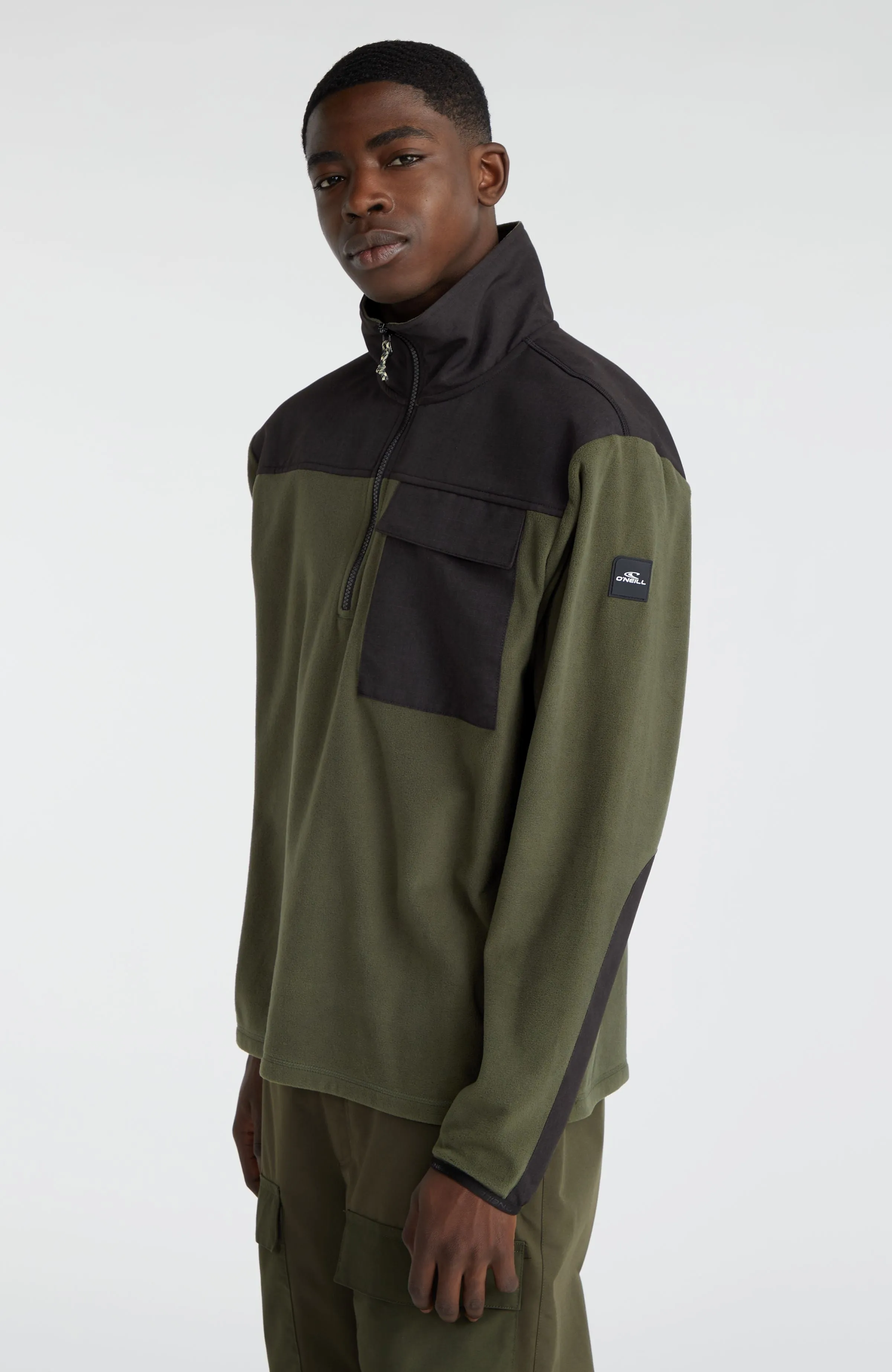 Utility Heavy Fleecejacke | Forest Night Colour Block