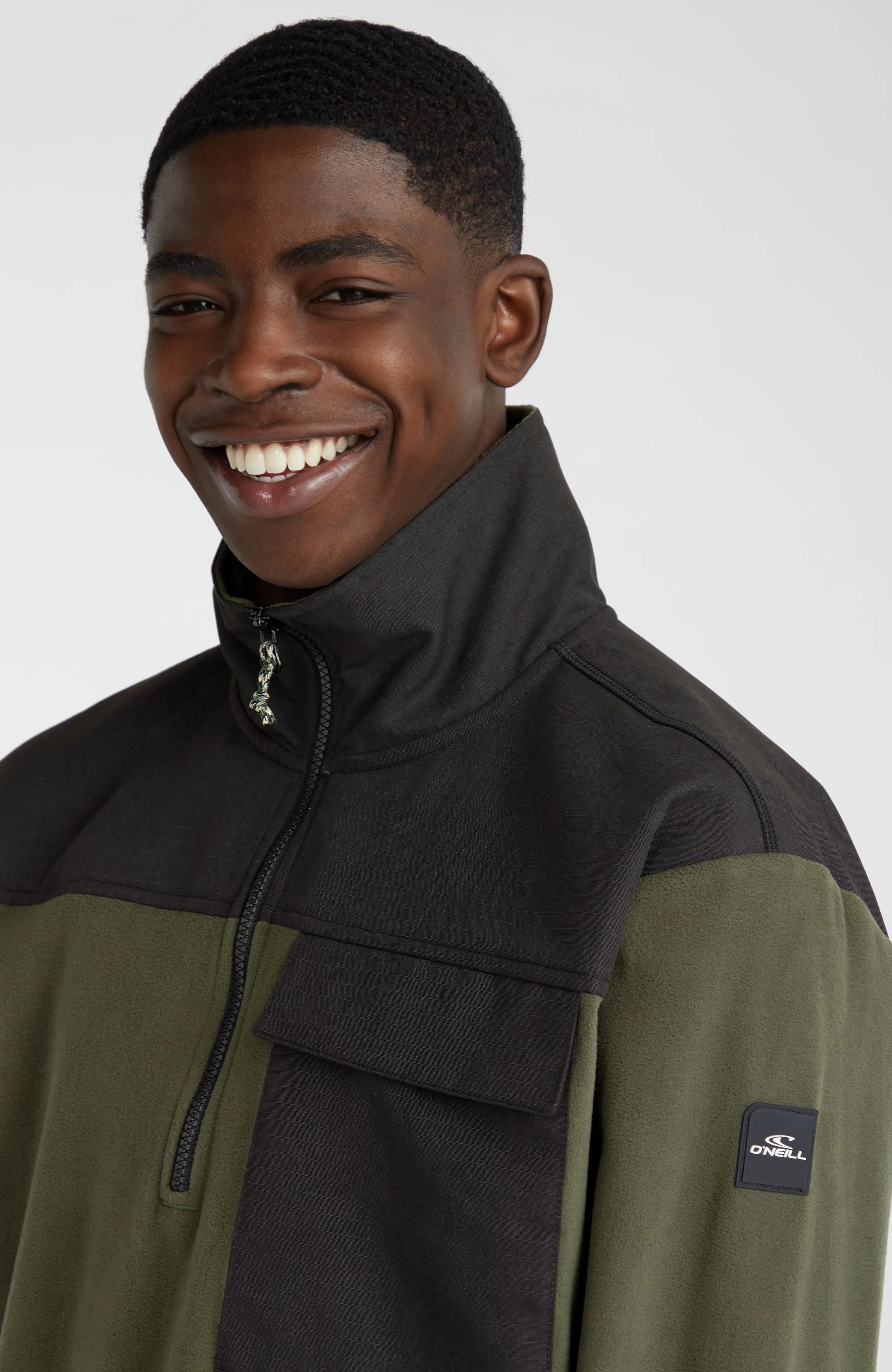 Utility Heavy Fleecejacke | Forest Night Colour Block