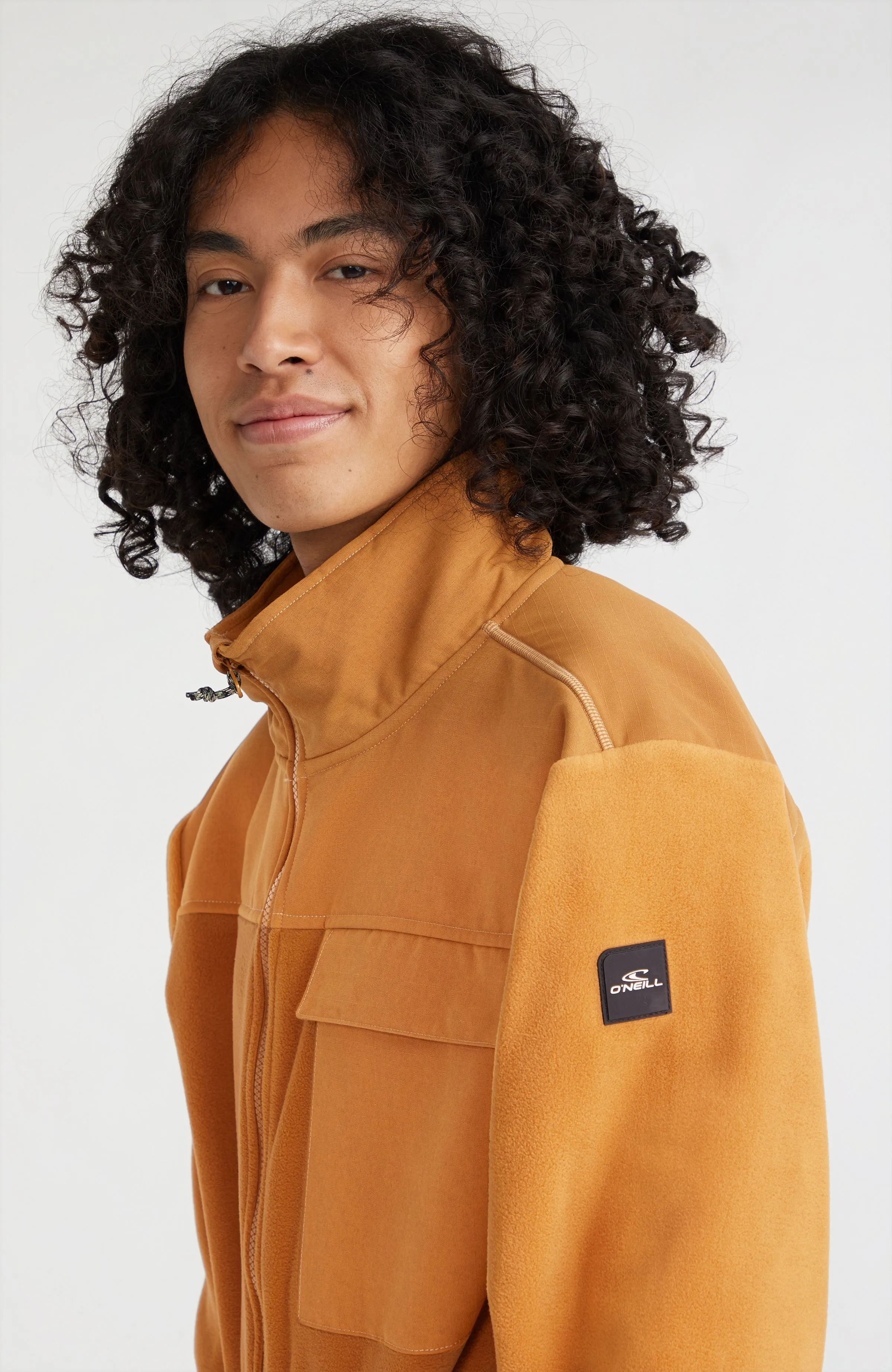 Utility Heavy Fleecejacke | Rich Caramel