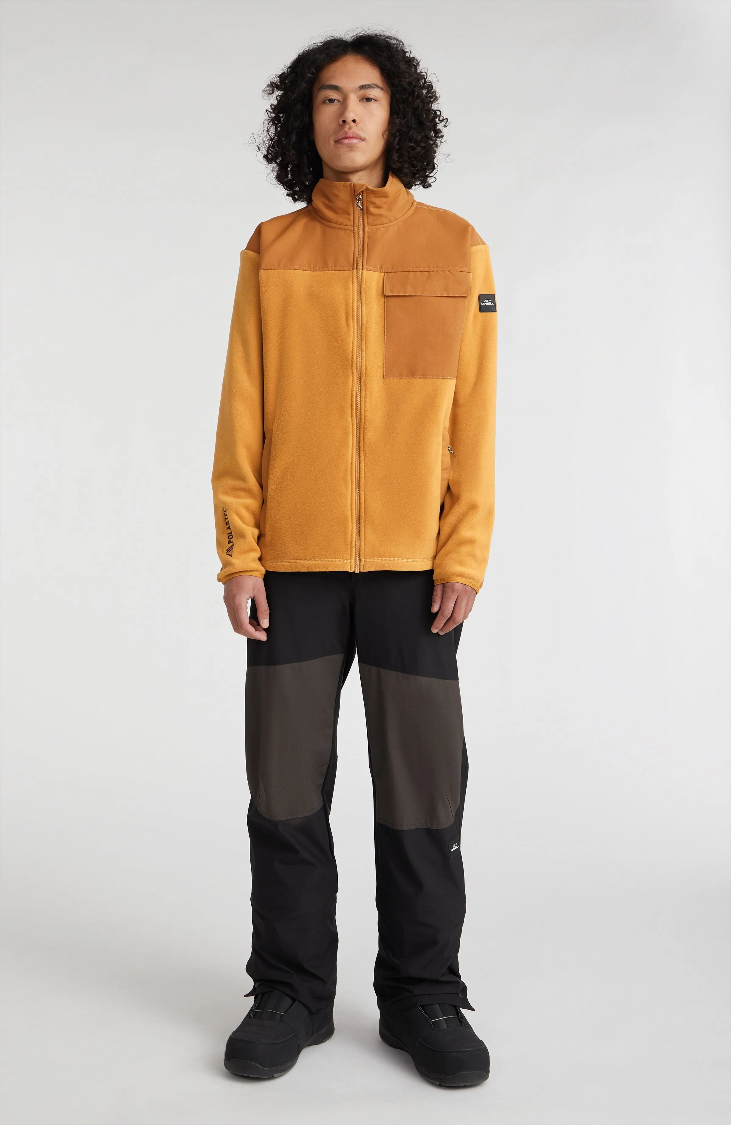 Utility Heavy Fleecejacke | Rich Caramel
