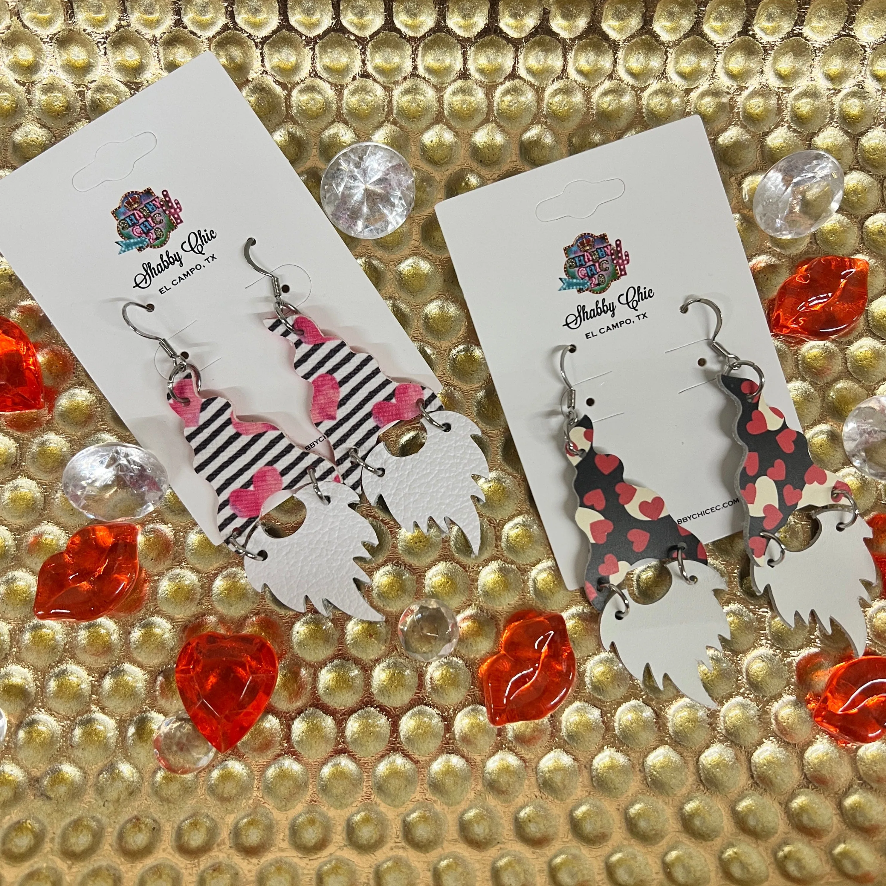 Valentine Gnome Earrings