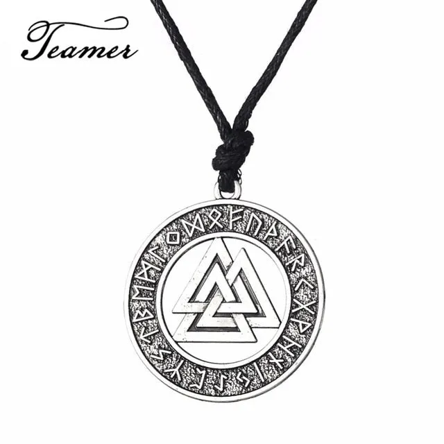 Valknut Odin's Symbol Viking Necklace