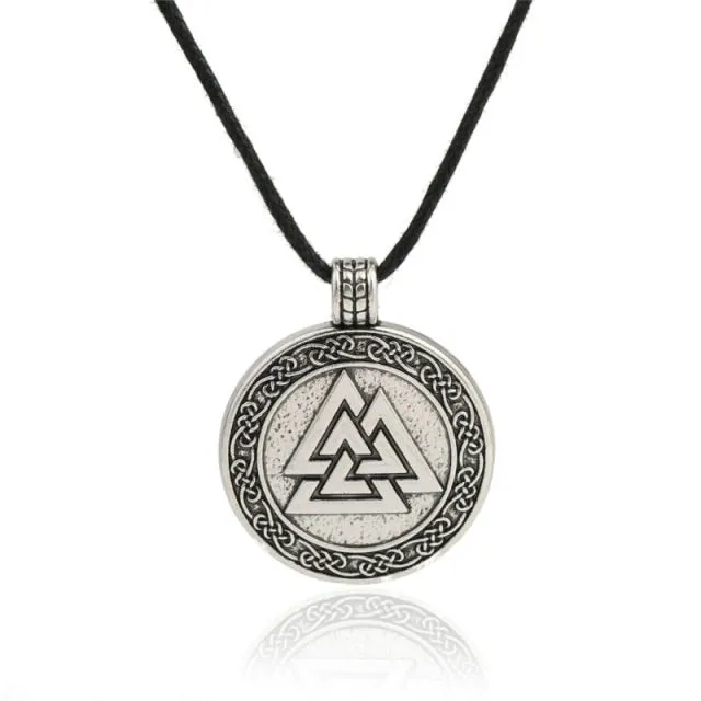 Valknut Odin's Symbol Viking Necklace