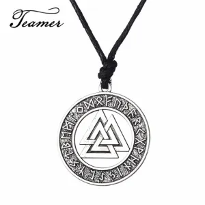 Valknut Odin's Symbol Viking Necklace