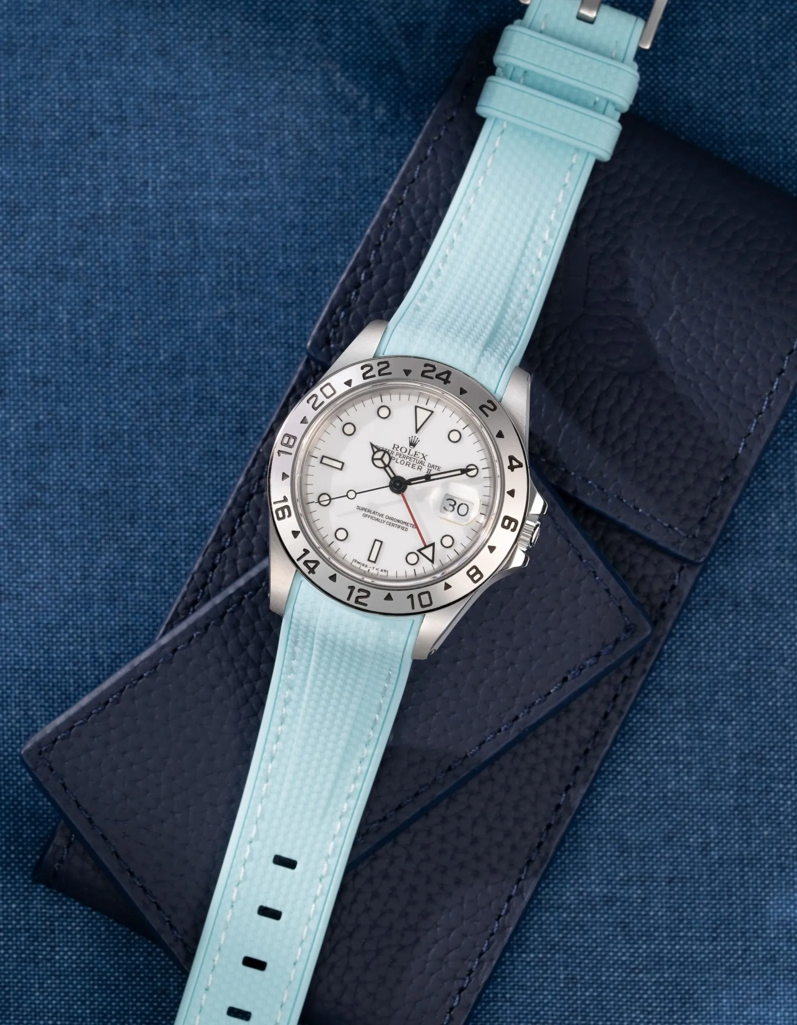 Vertech Rubber Strap for Rolex Explorer II 16570