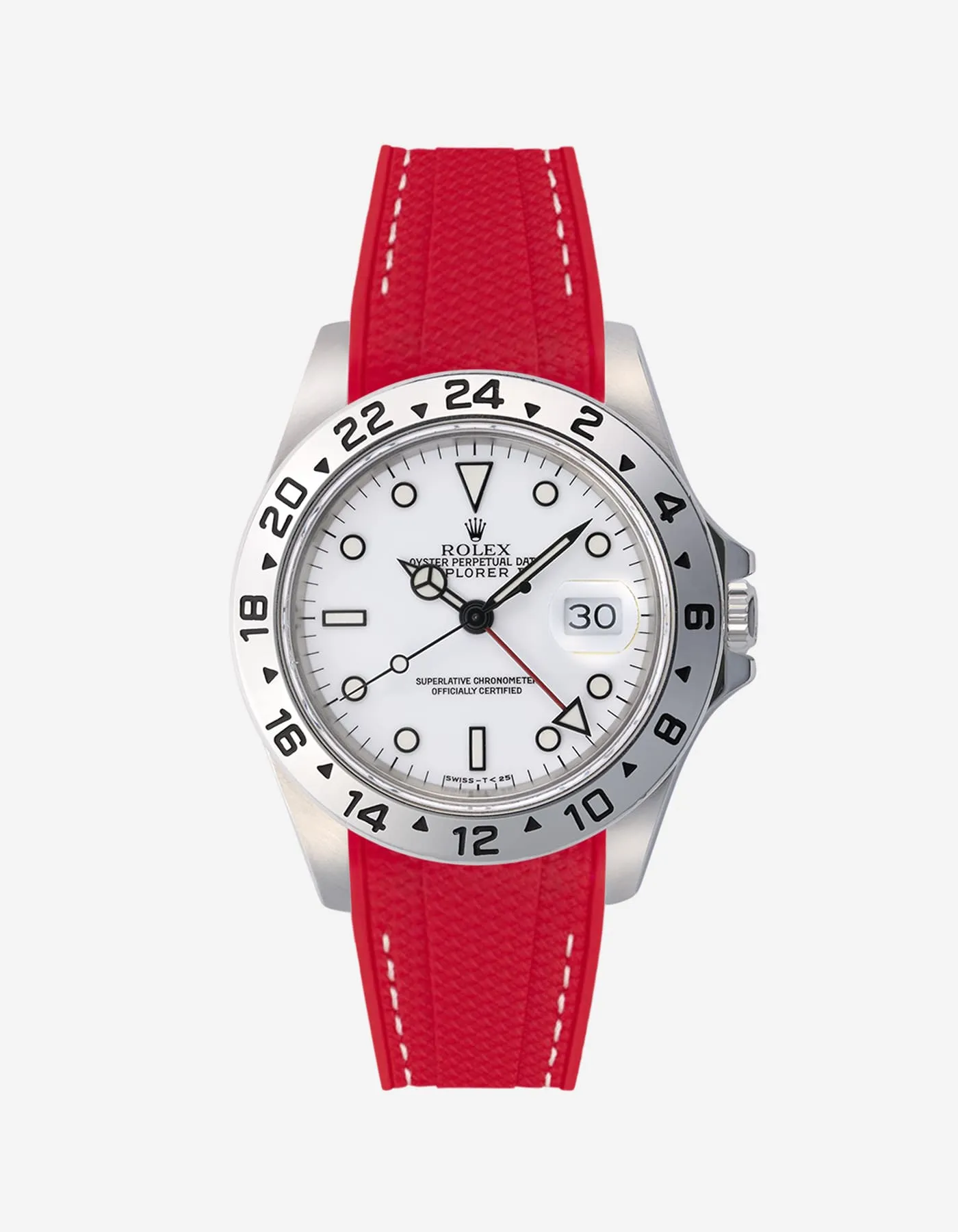 Vertech Rubber Strap for Rolex Explorer II 16570