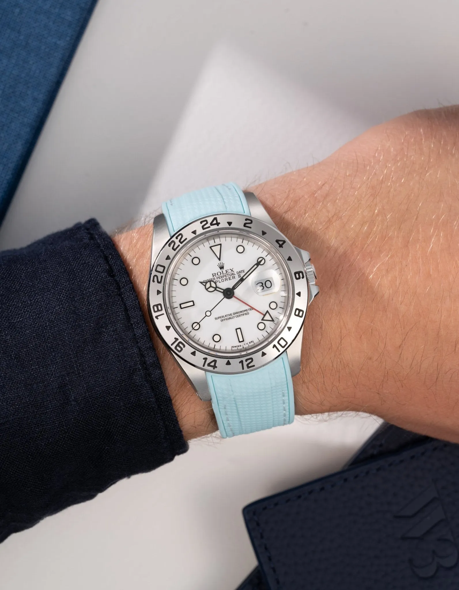 Vertech Rubber Strap for Rolex Explorer II 16570