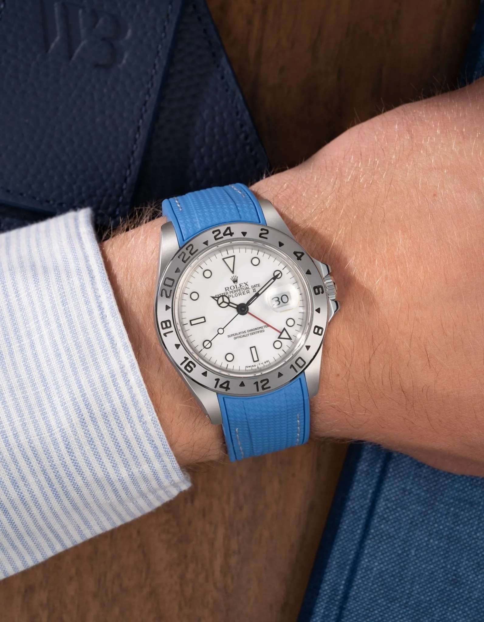 Vertech Rubber Strap for Rolex Explorer II 16570