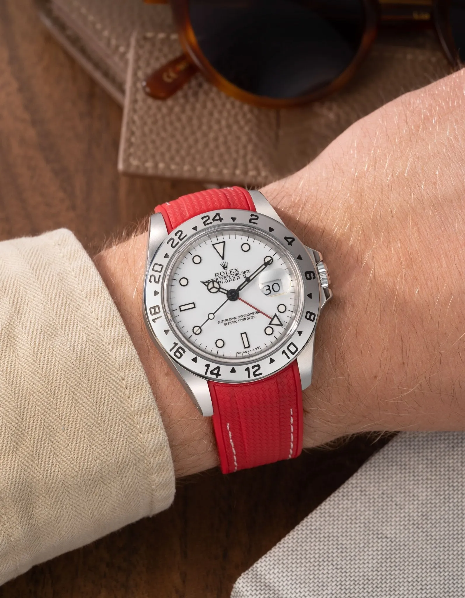 Vertech Rubber Strap for Rolex Explorer II 16570