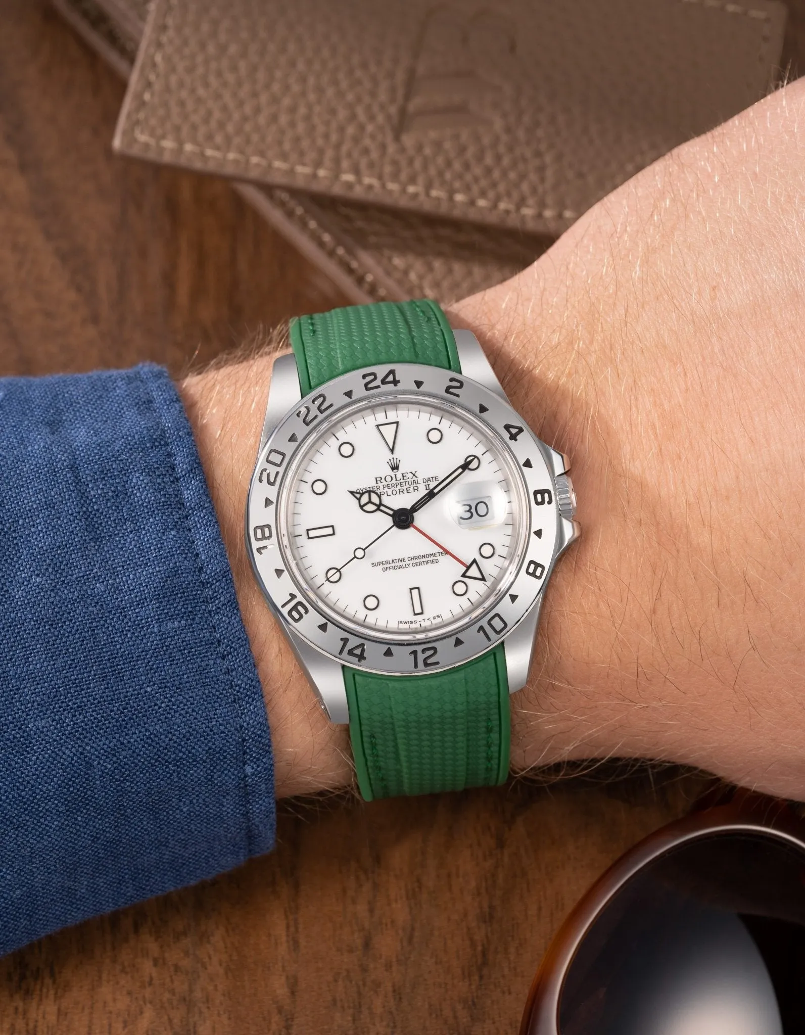 Vertech Rubber Strap for Rolex Explorer II 16570