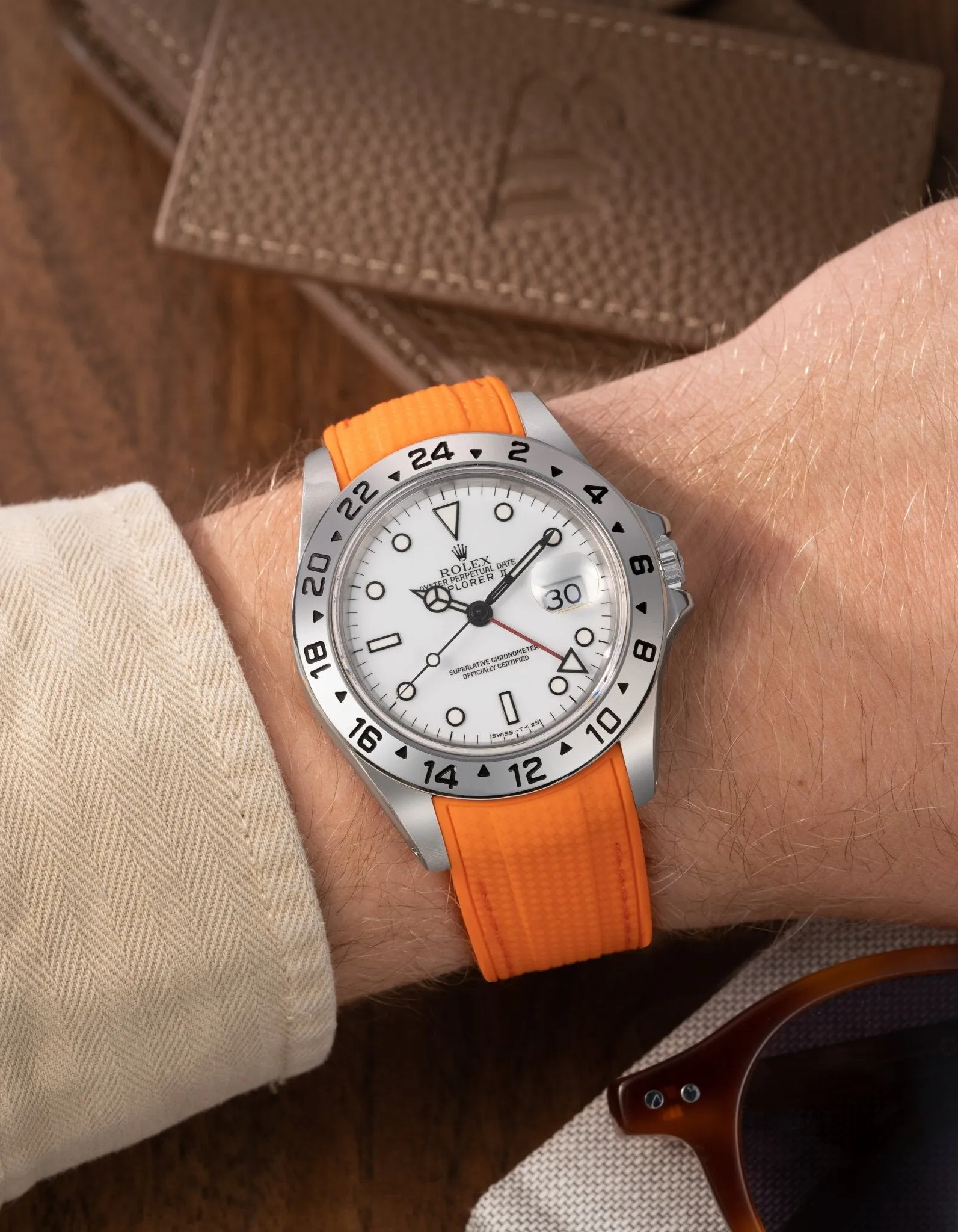 Vertech Rubber Strap for Rolex Explorer II 16570