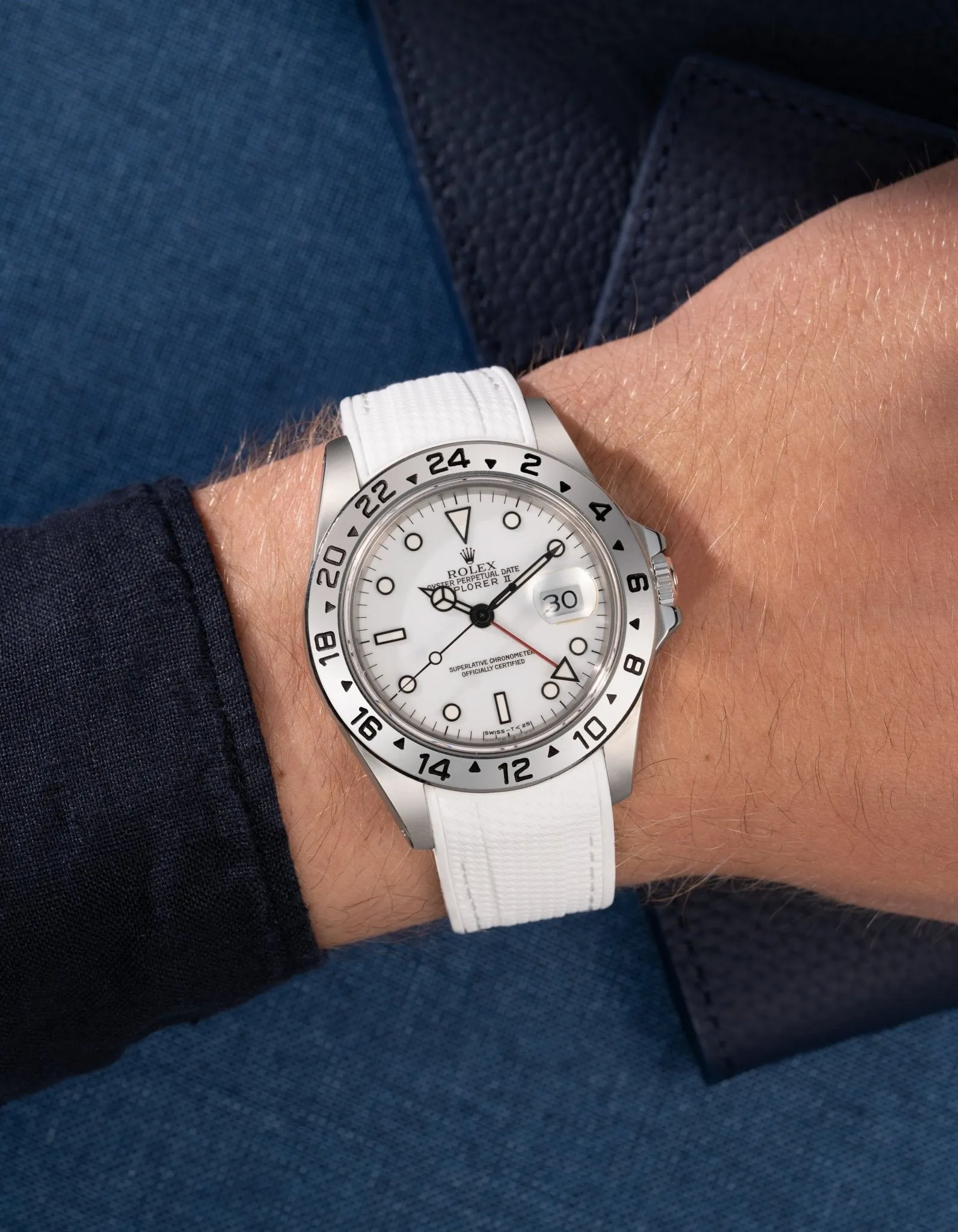Vertech Rubber Strap for Rolex Explorer II 16570