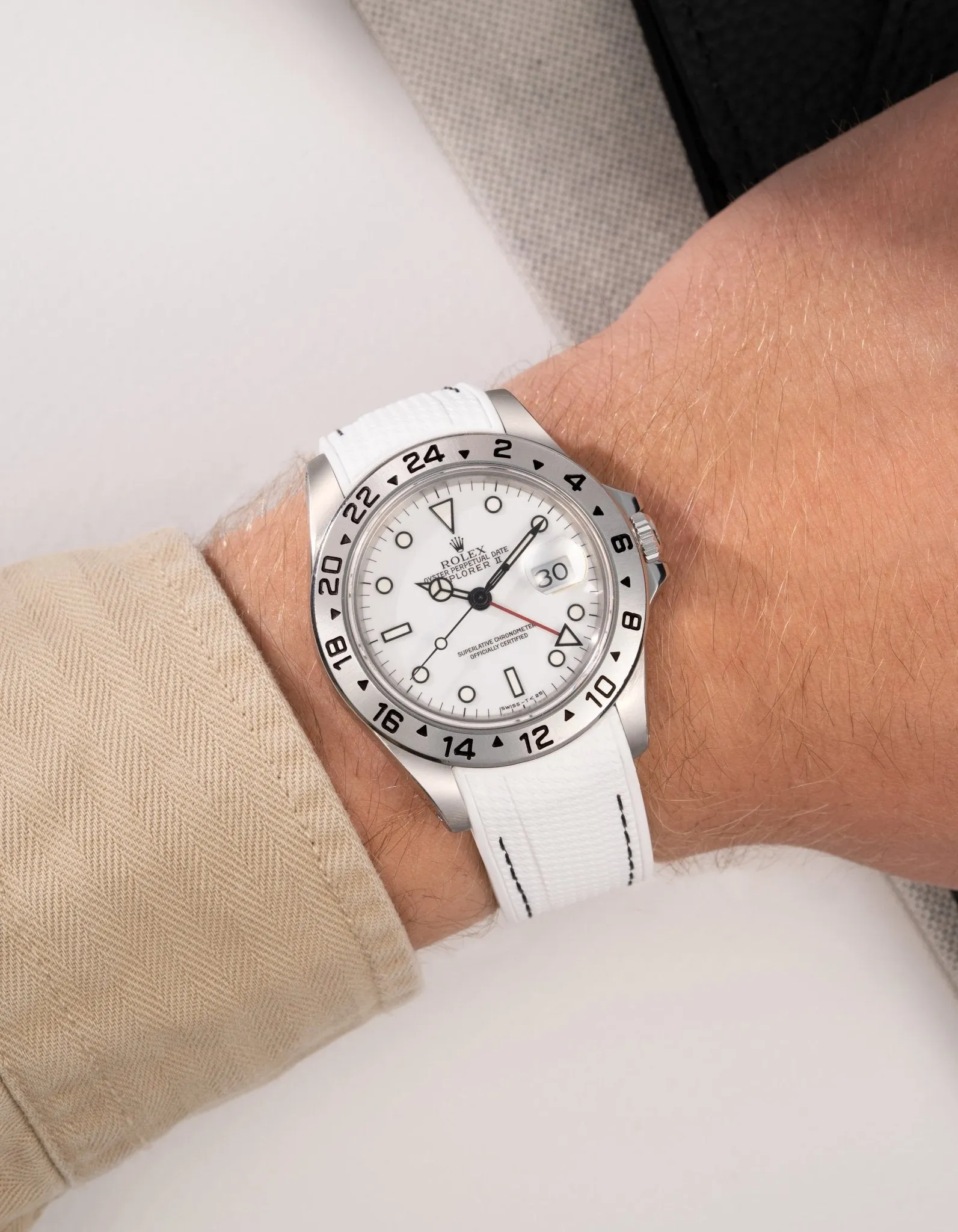 Vertech Rubber Strap for Rolex Explorer II 16570