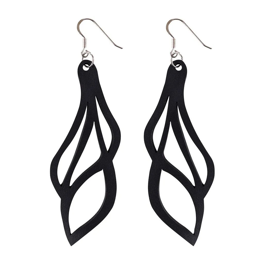 Vine Lightweight Rubber Earrings