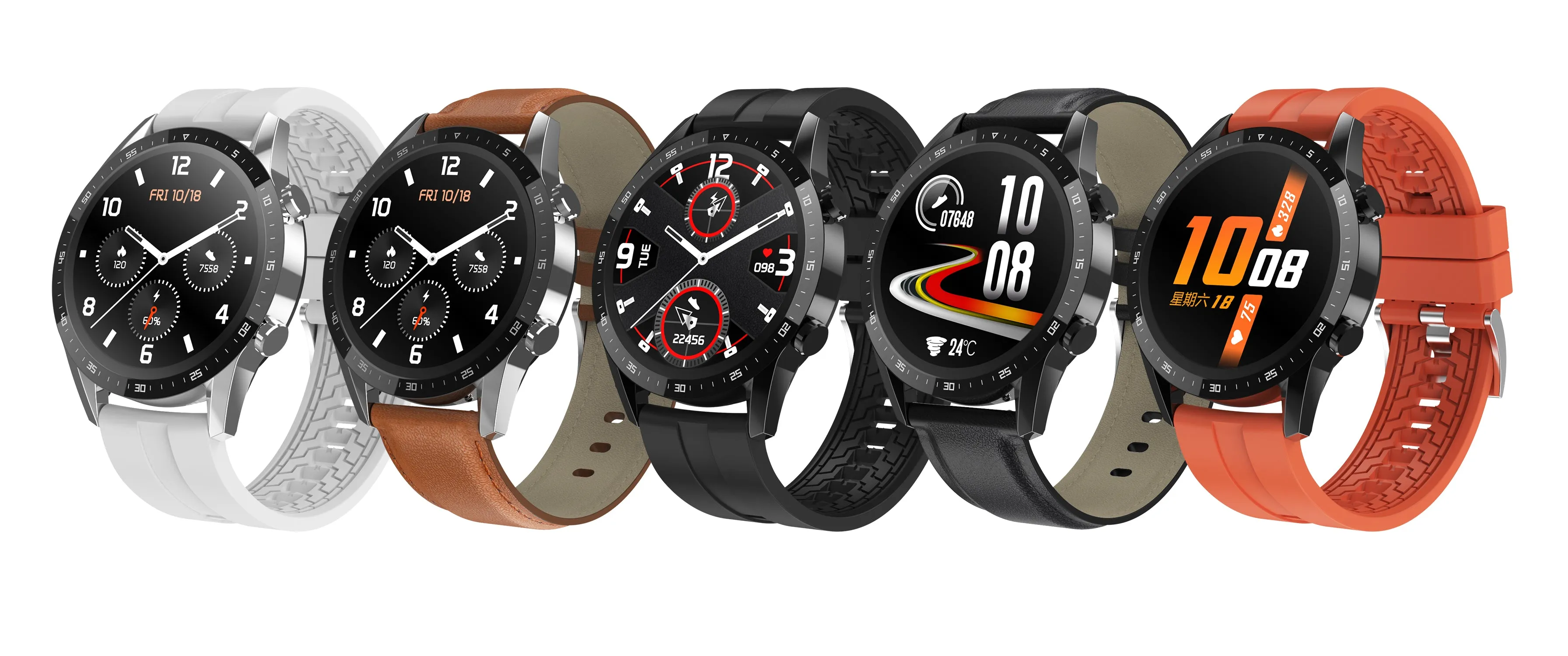 W26 smartwatch ip68 Newest  2020 body temperature water proof woman man relojes  L13 T30 smart watch