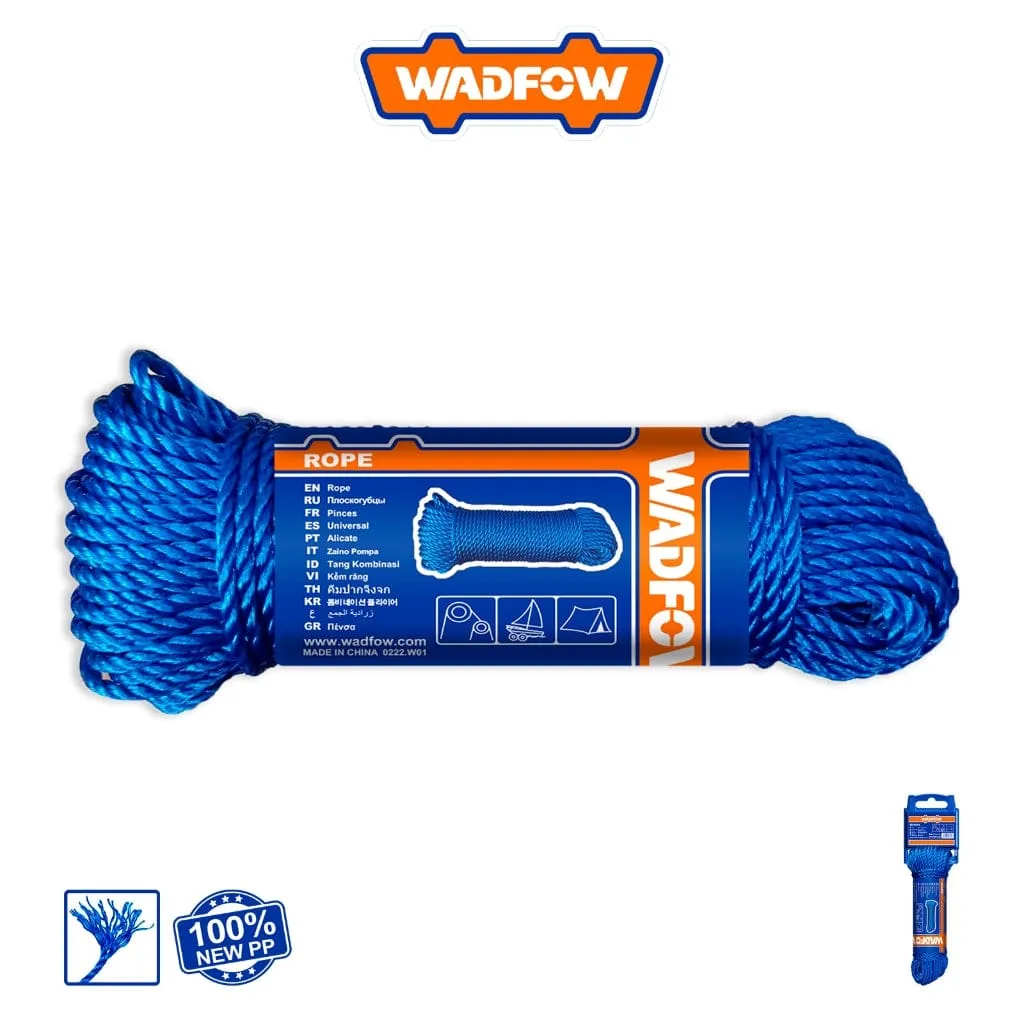Wadfow Polypropylene Monofilament Twist Rope 4mm, 6mm, 8mm & 10mm - WRZ1304, WRZ1306, WRZ1308 & WRZ1310