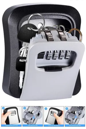 Wall Mounted Key 4 Digit Security Code