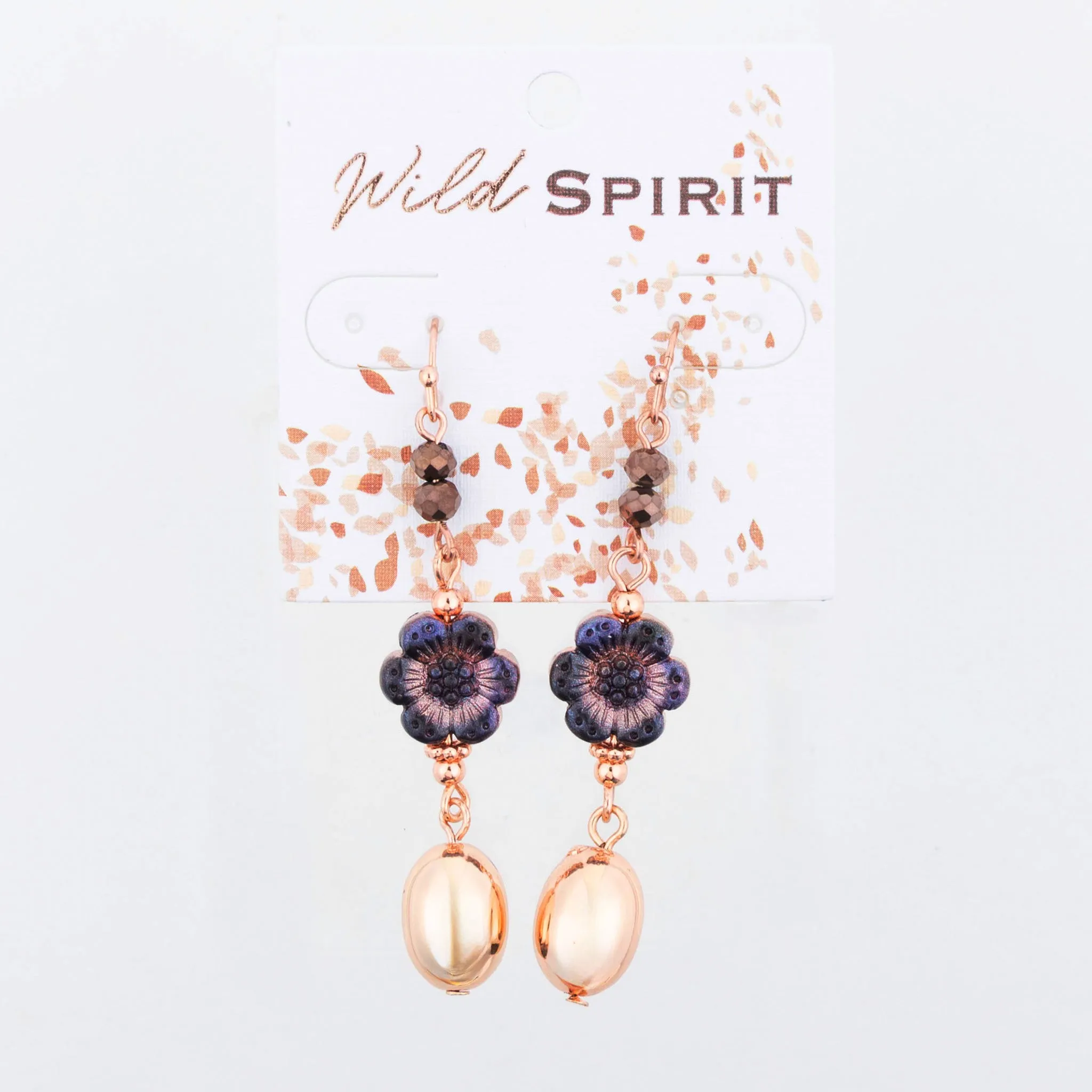 Wild Spirit Flower Linked Earrings