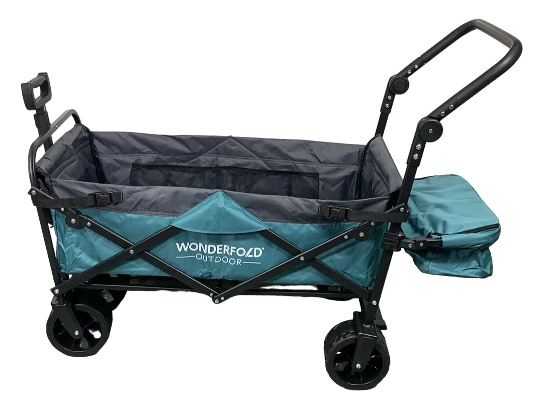 Wonderfold S3 Outdoor Utility Wagon, Aqua Grey