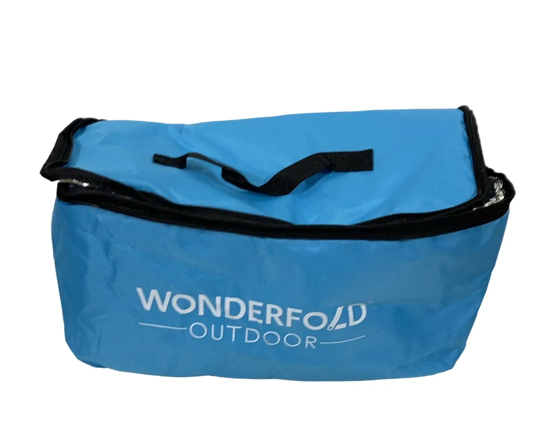 Wonderfold S3 Outdoor Utility Wagon, Aqua Grey