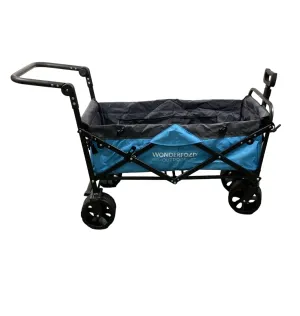 Wonderfold S3 Outdoor Utility Wagon, Aqua Grey