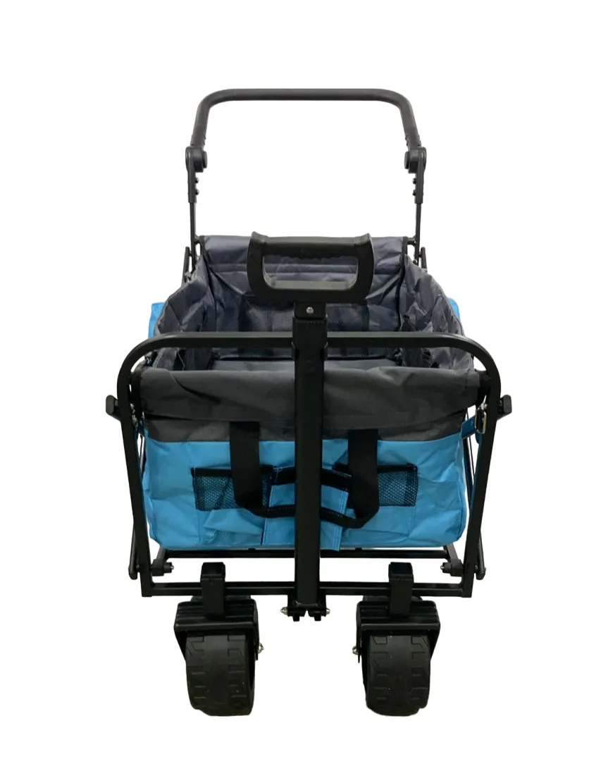 Wonderfold S3 Outdoor Utility Wagon, Aqua Grey