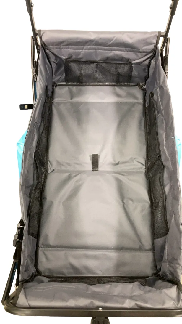 Wonderfold S3 Outdoor Utility Wagon, Aqua Grey