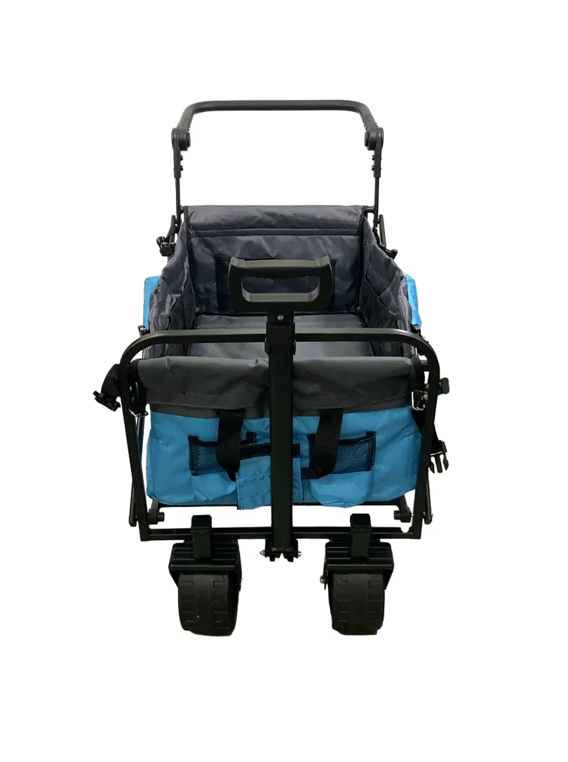 Wonderfold S3 Outdoor Utility Wagon, Aqua Grey