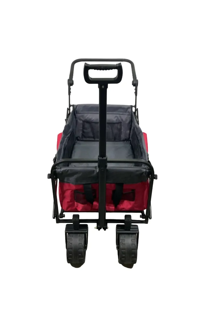 Wonderfold S3 Outdoor Utility Wagon, Burgundy