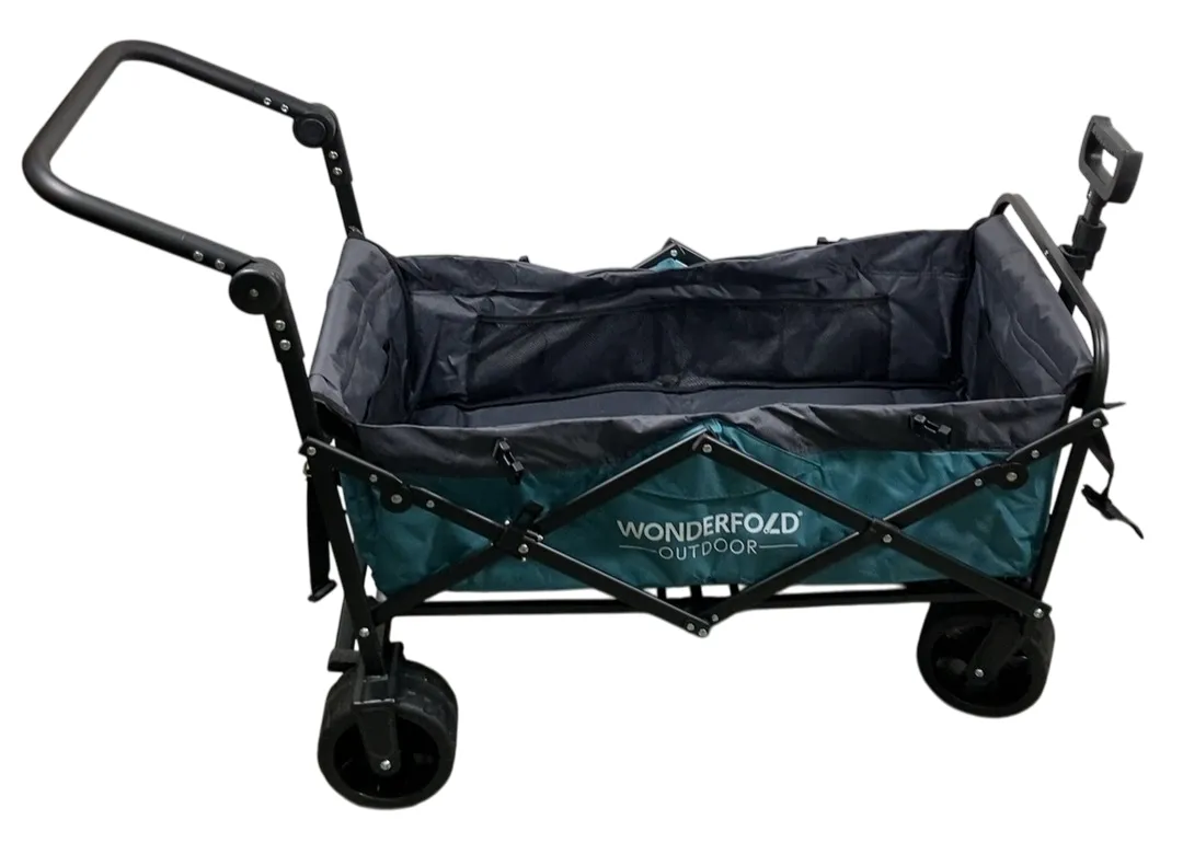 Wonderfold S3 Outdoor Utility Wagon, Hunter Green & Gray