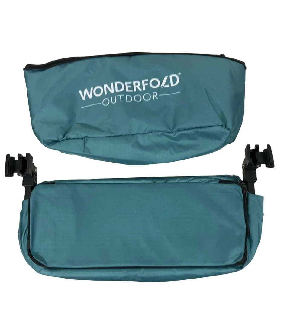 Wonderfold S3 Outdoor Utility Wagon, Hunter Green & Gray
