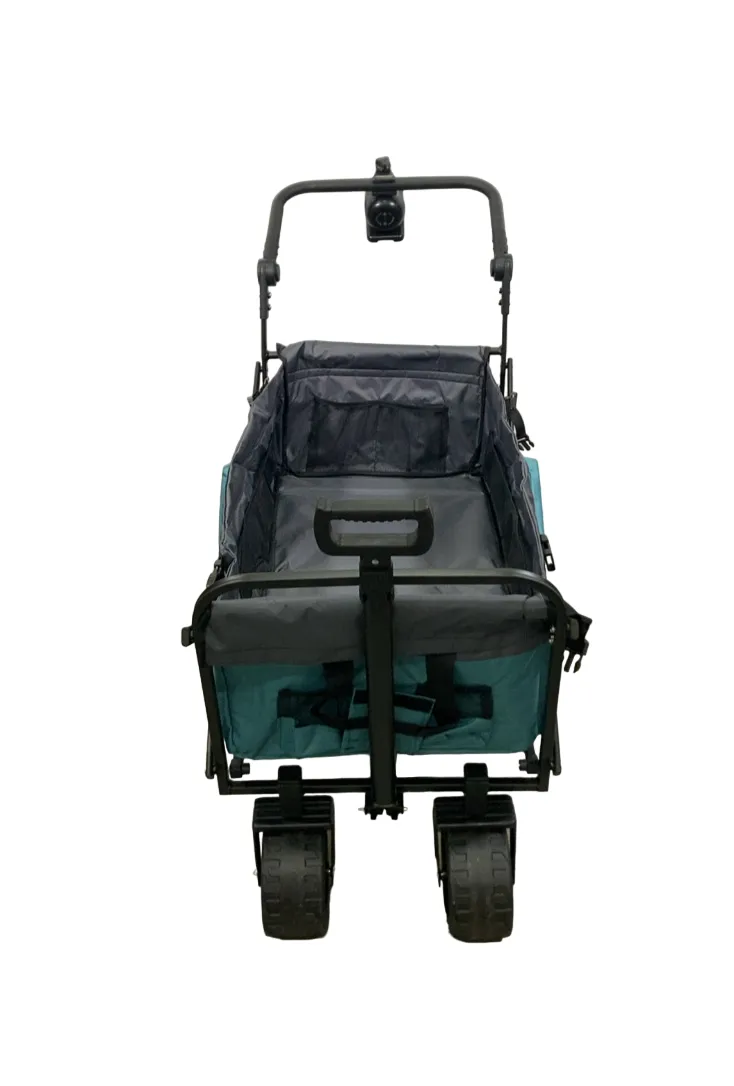 Wonderfold S3 Outdoor Utility Wagon, Hunter Green & Gray