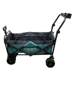 Wonderfold S3 Outdoor Utility Wagon, Hunter Green & Gray