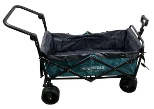 Wonderfold S3 Outdoor Utility Wagon, Hunter Green & Gray